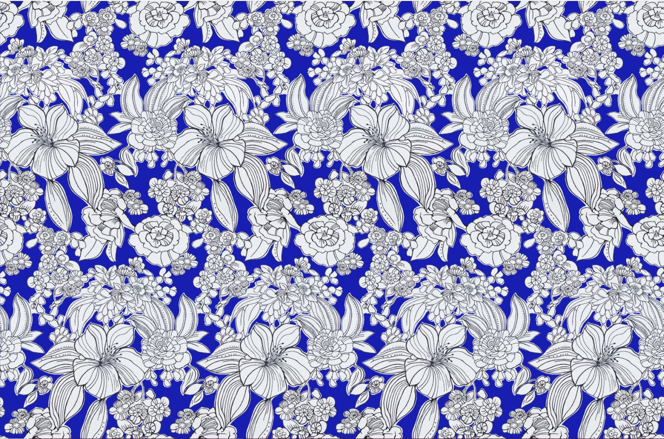 Blue Emily Floral