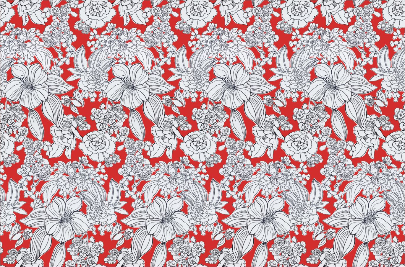 Red Emily Floral