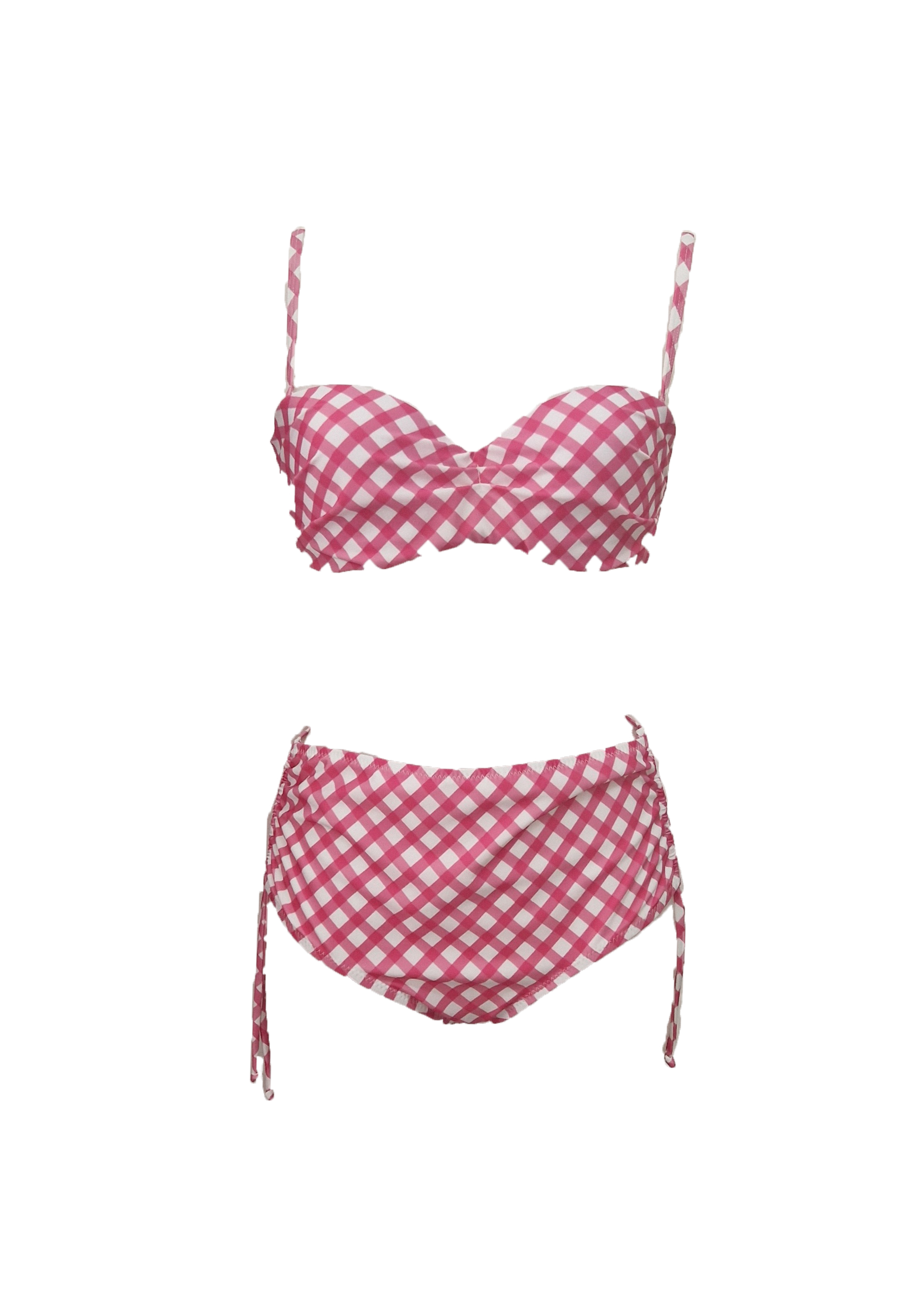 Monique Bikini - Fuchsia Plaid