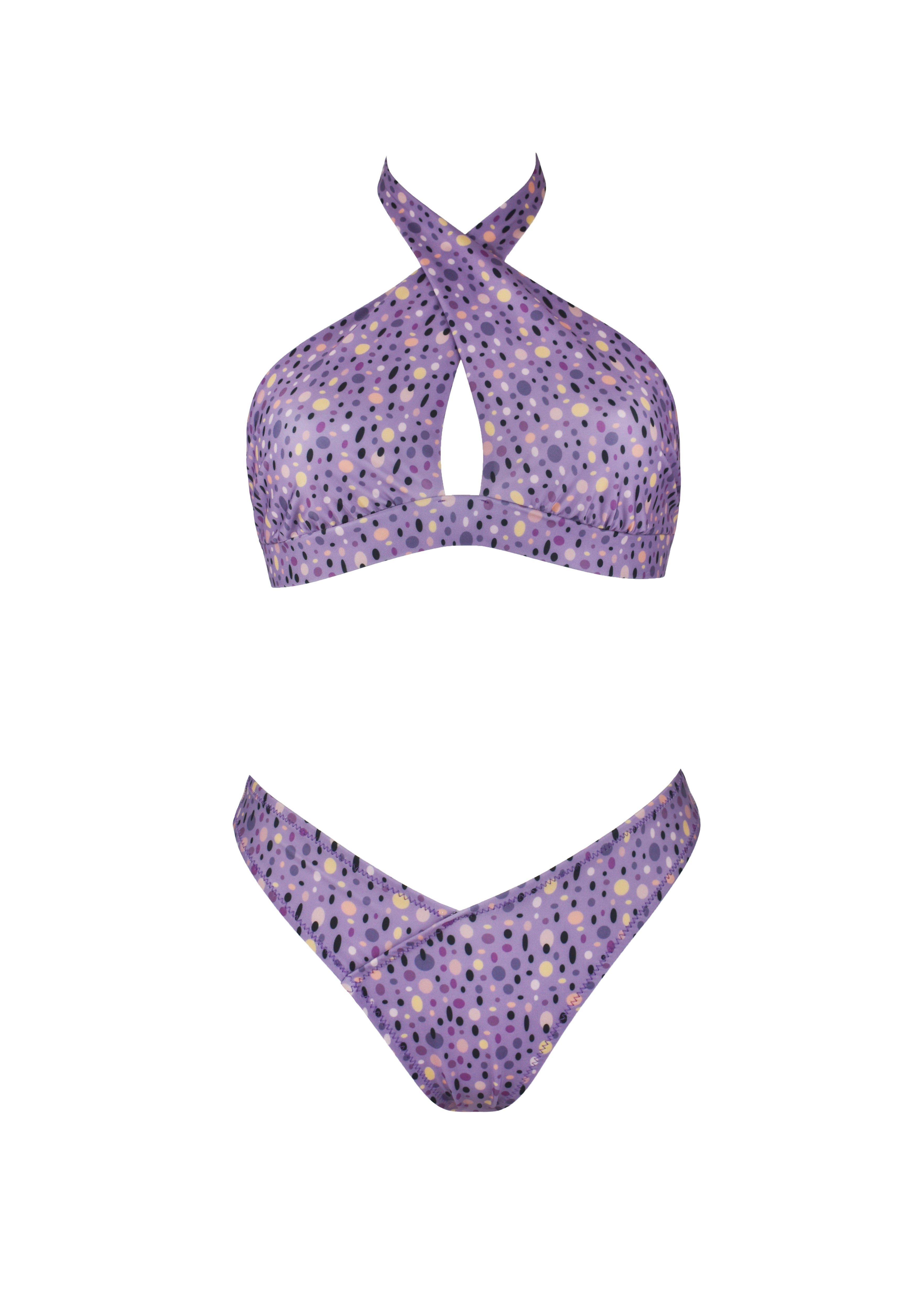 Lilian Bikini Bot - Purple Trout