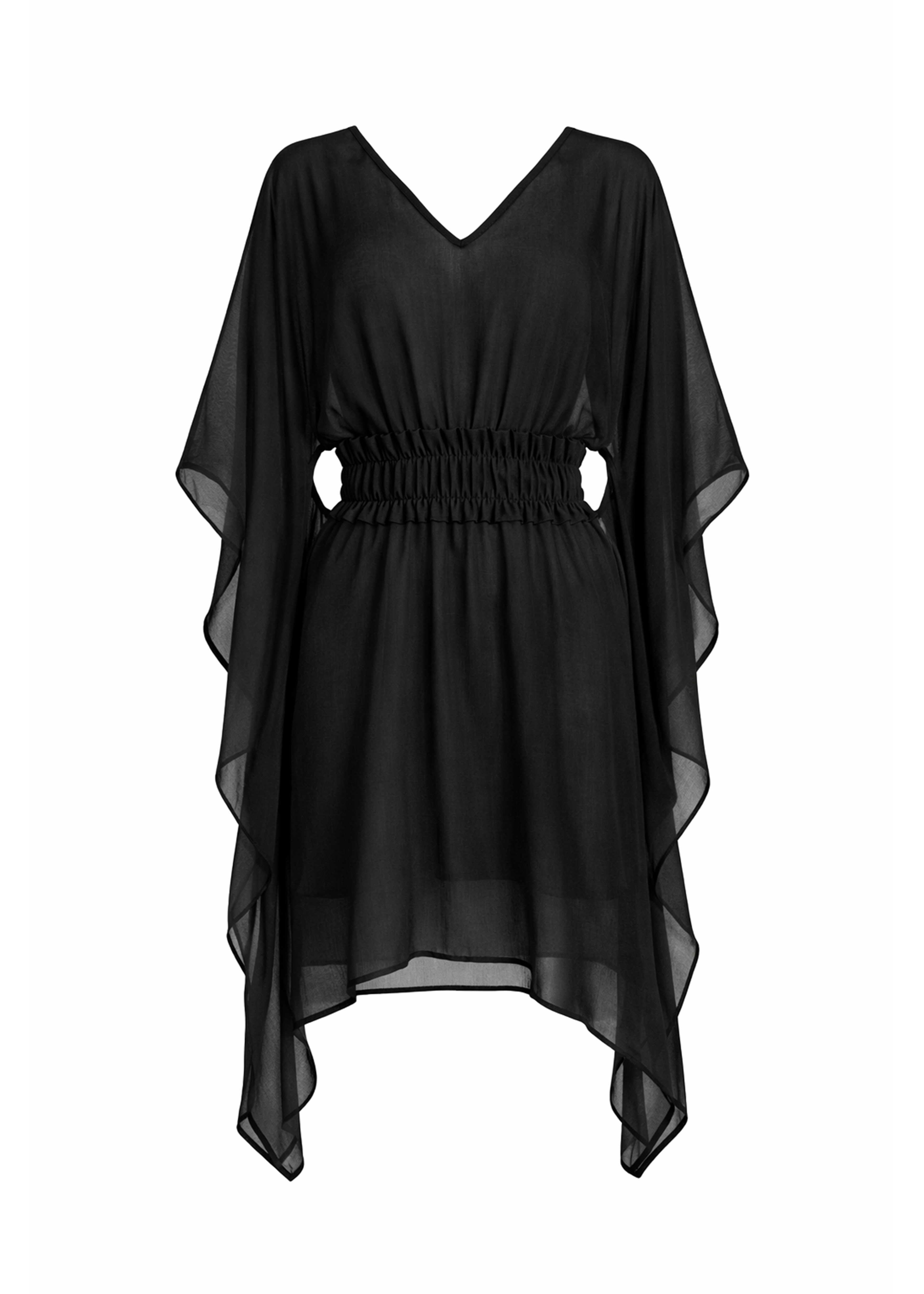 Alexia Beach Kaftan - Black Abyss