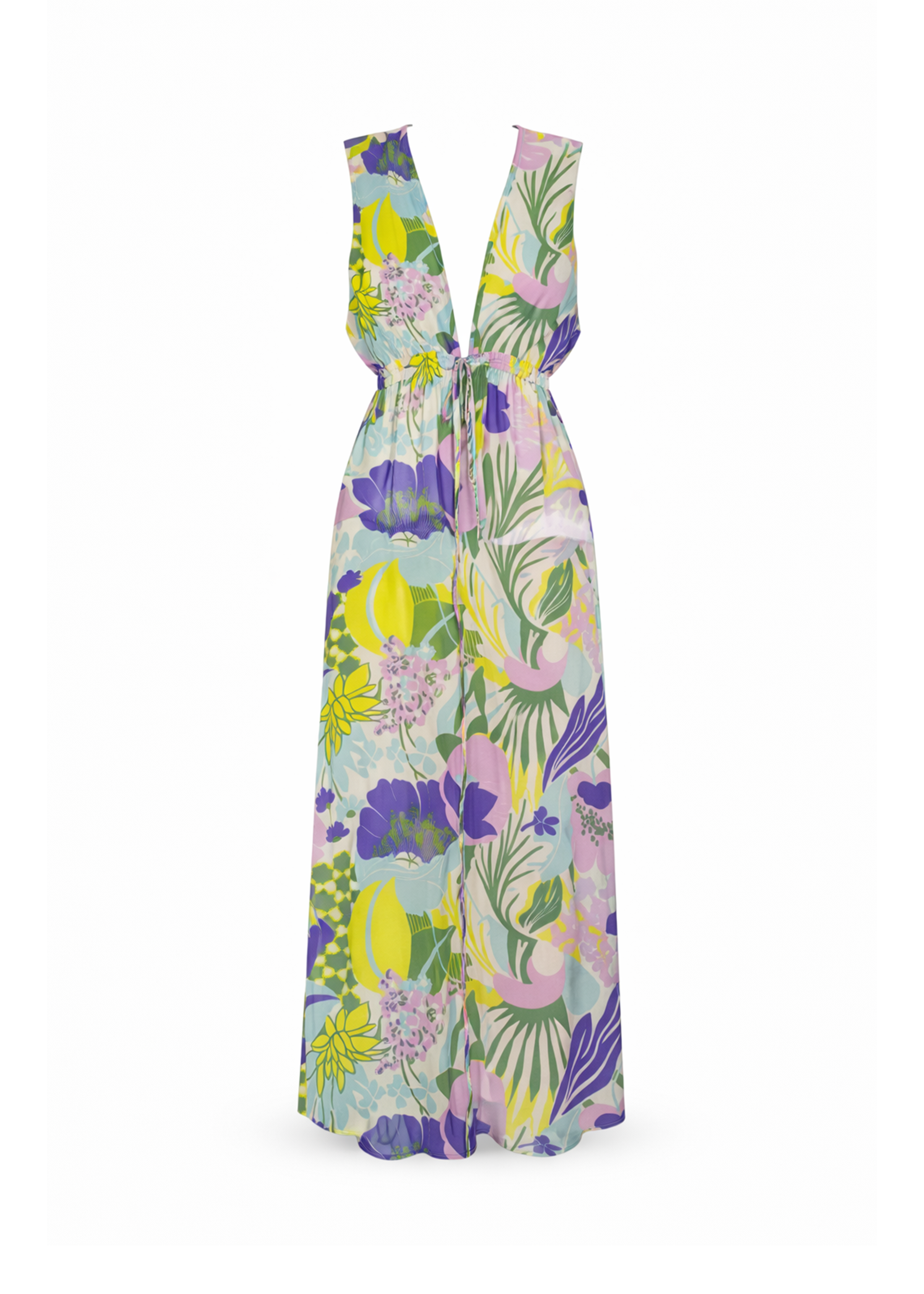 Anastasia Beach Dress - Pastel Floral