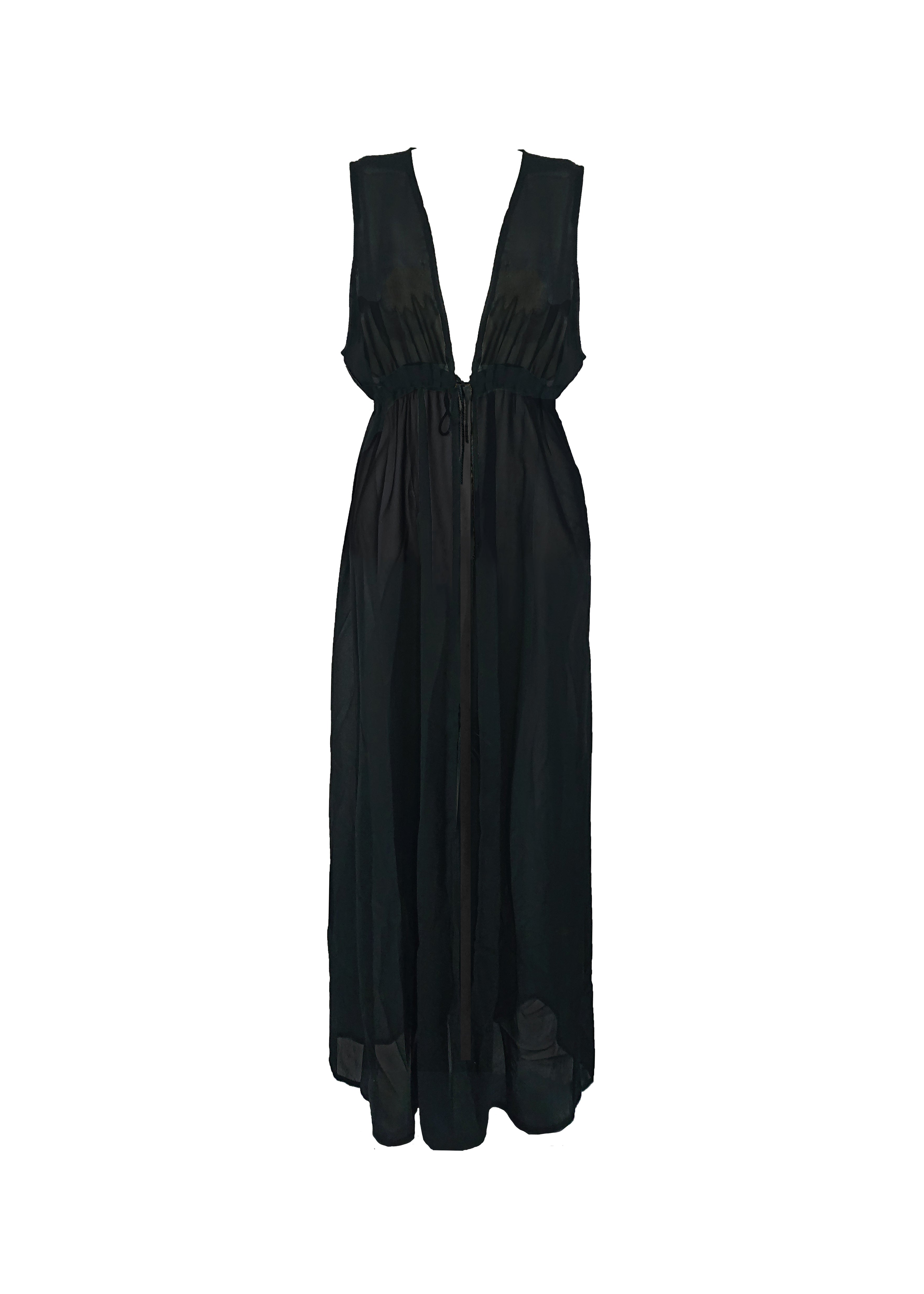Anastasia Beach Dress - Black Abyss