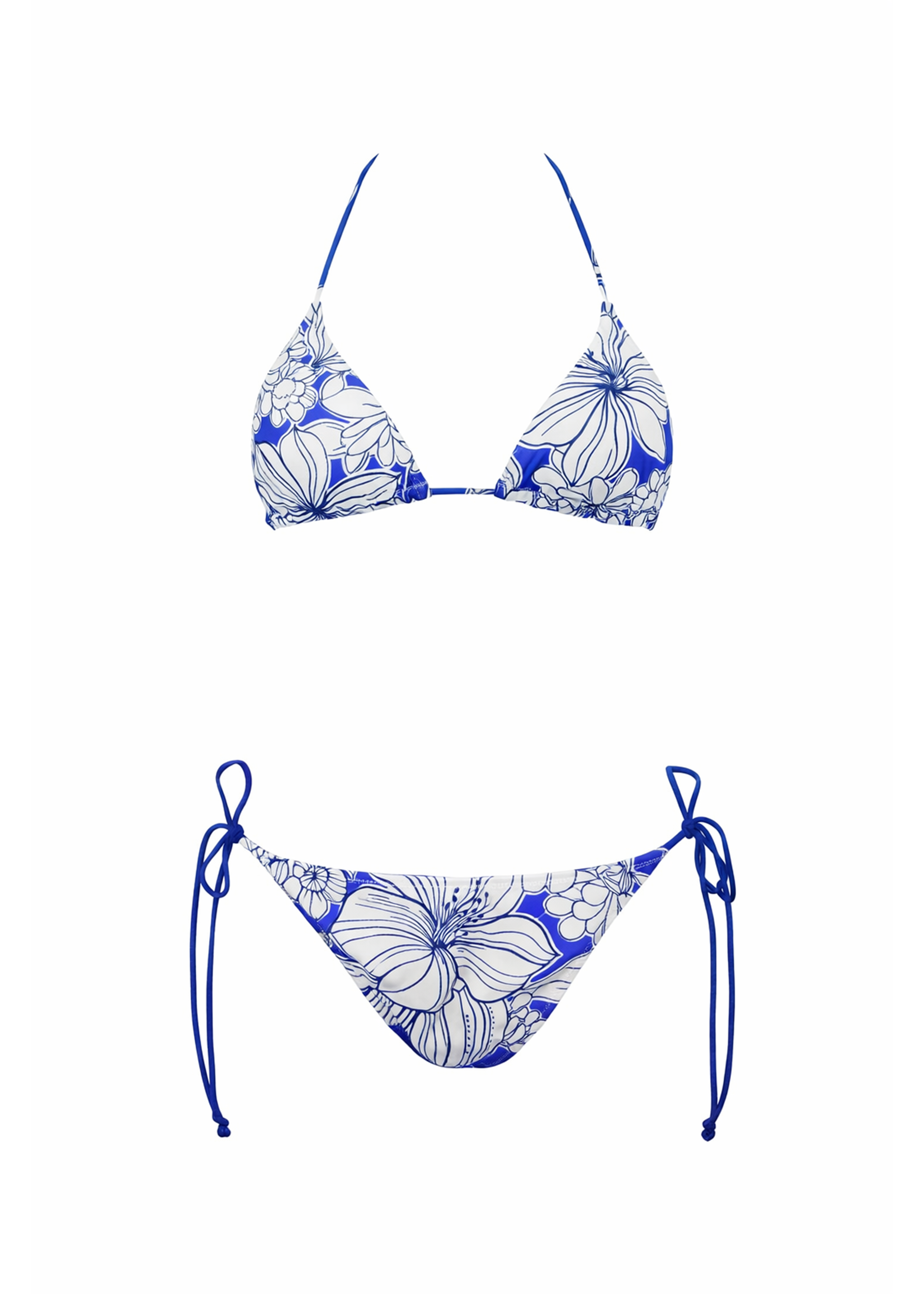 Brigitte Bikini - Blue Emily Floral - Set