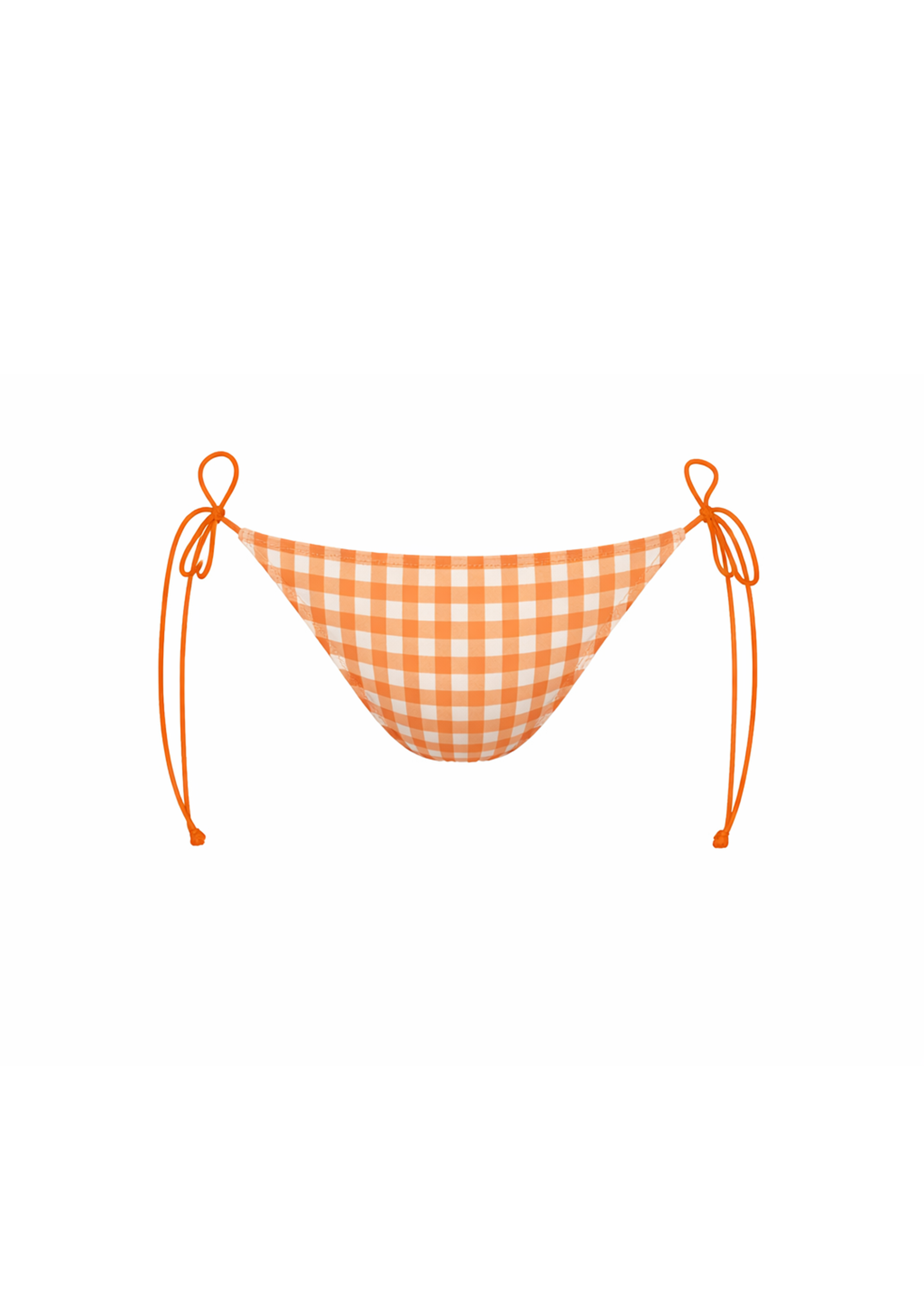 Brigitte Bikini - Orange Plaid - Bot