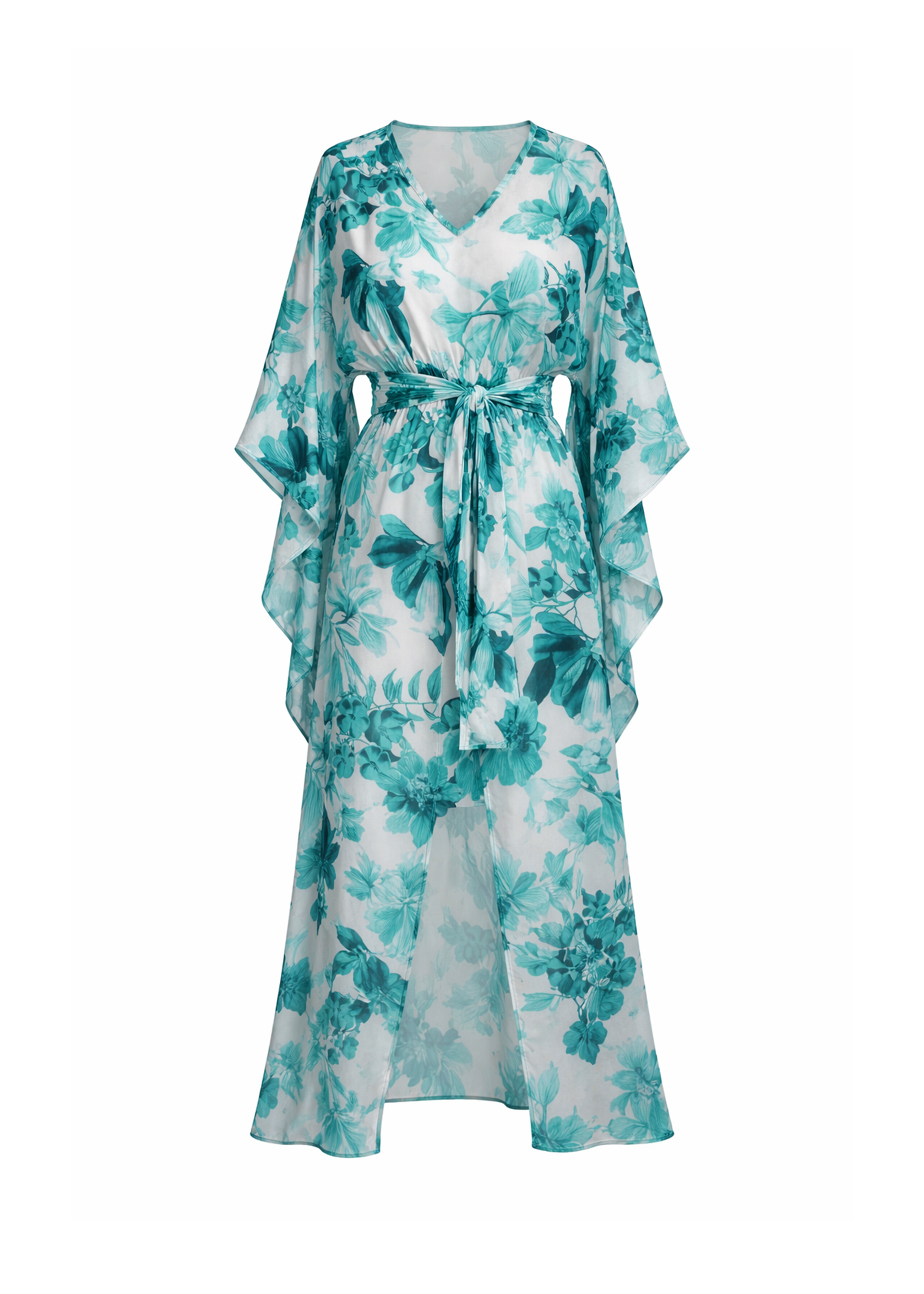 Fiona Beach Kimono - Schwarzer Abgrund