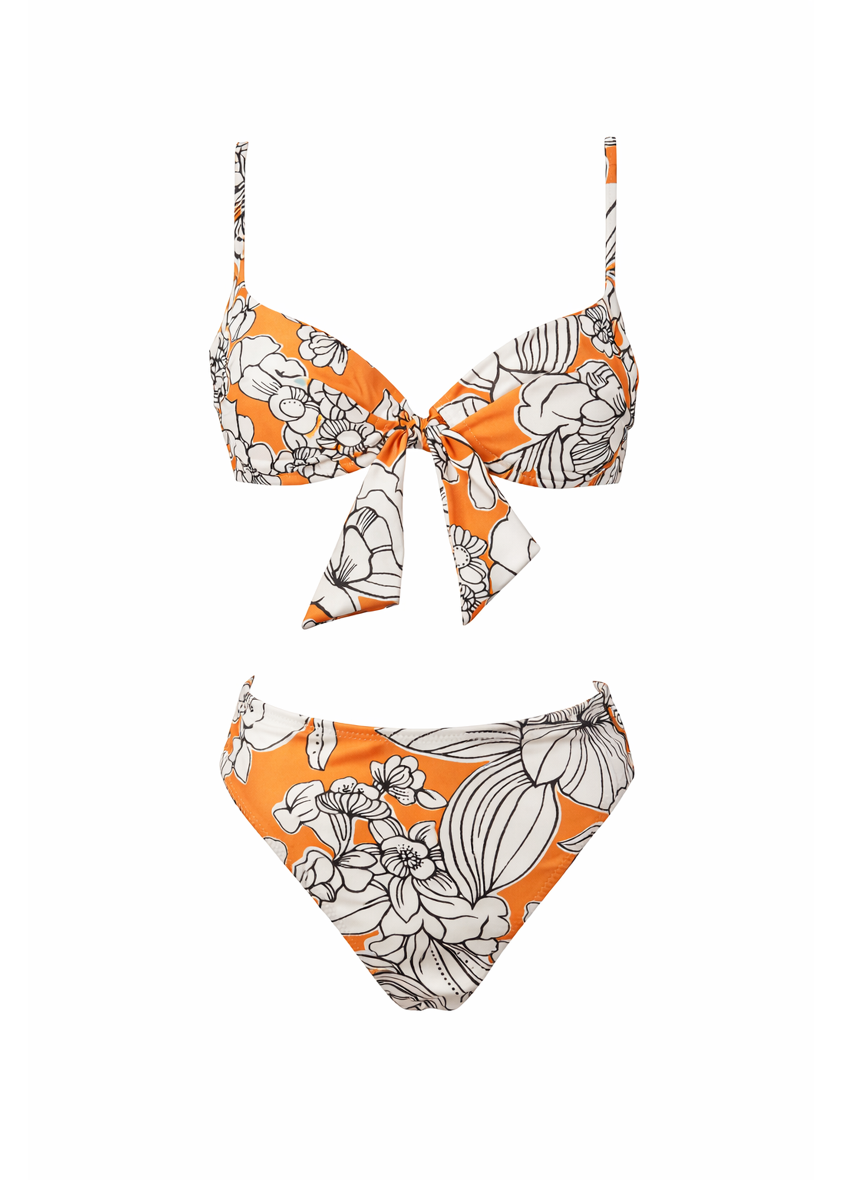 Diana Bikini - Orange Emily Floral - Set