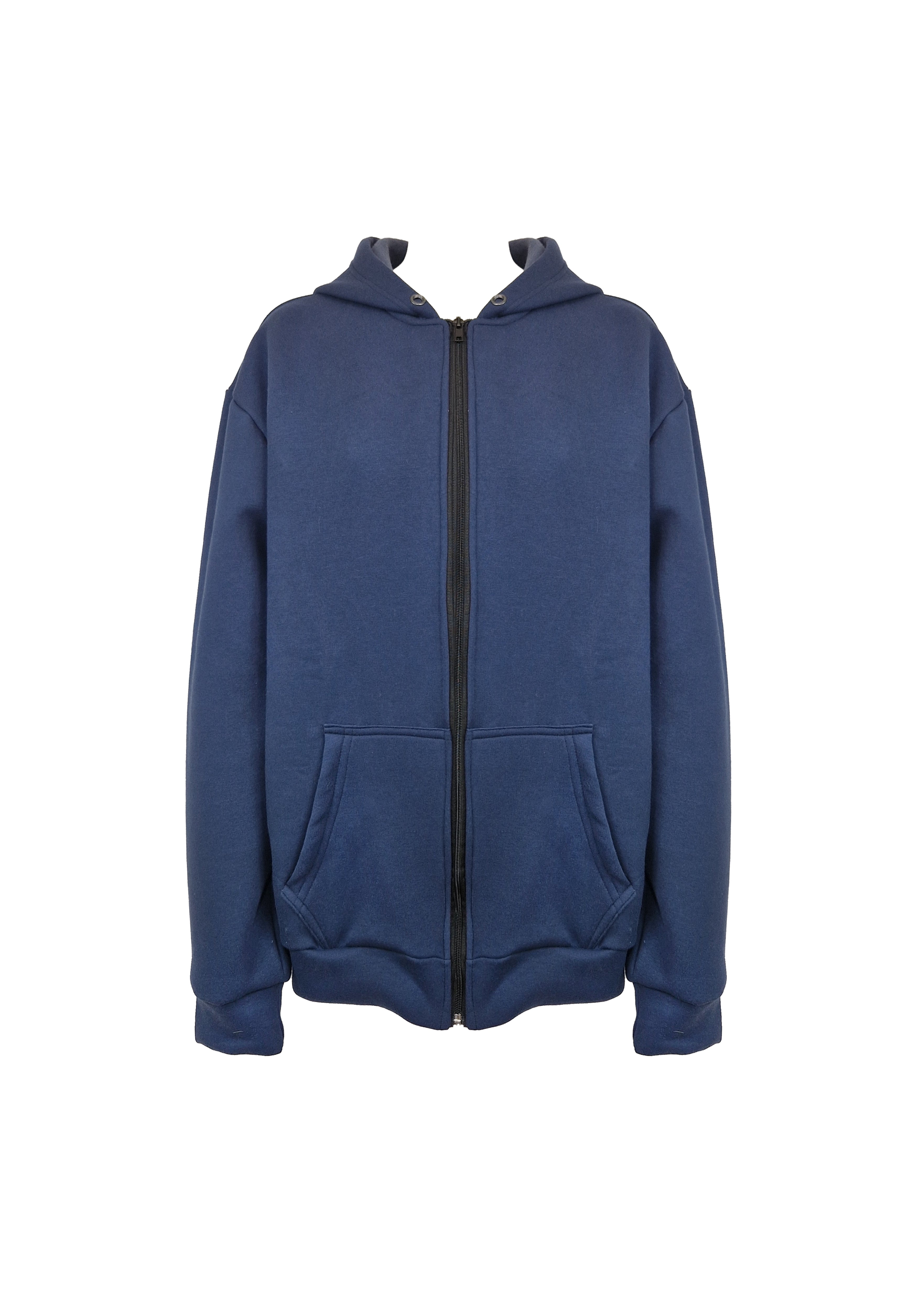Aias Zip-Up Hoodie - Navy Ocean