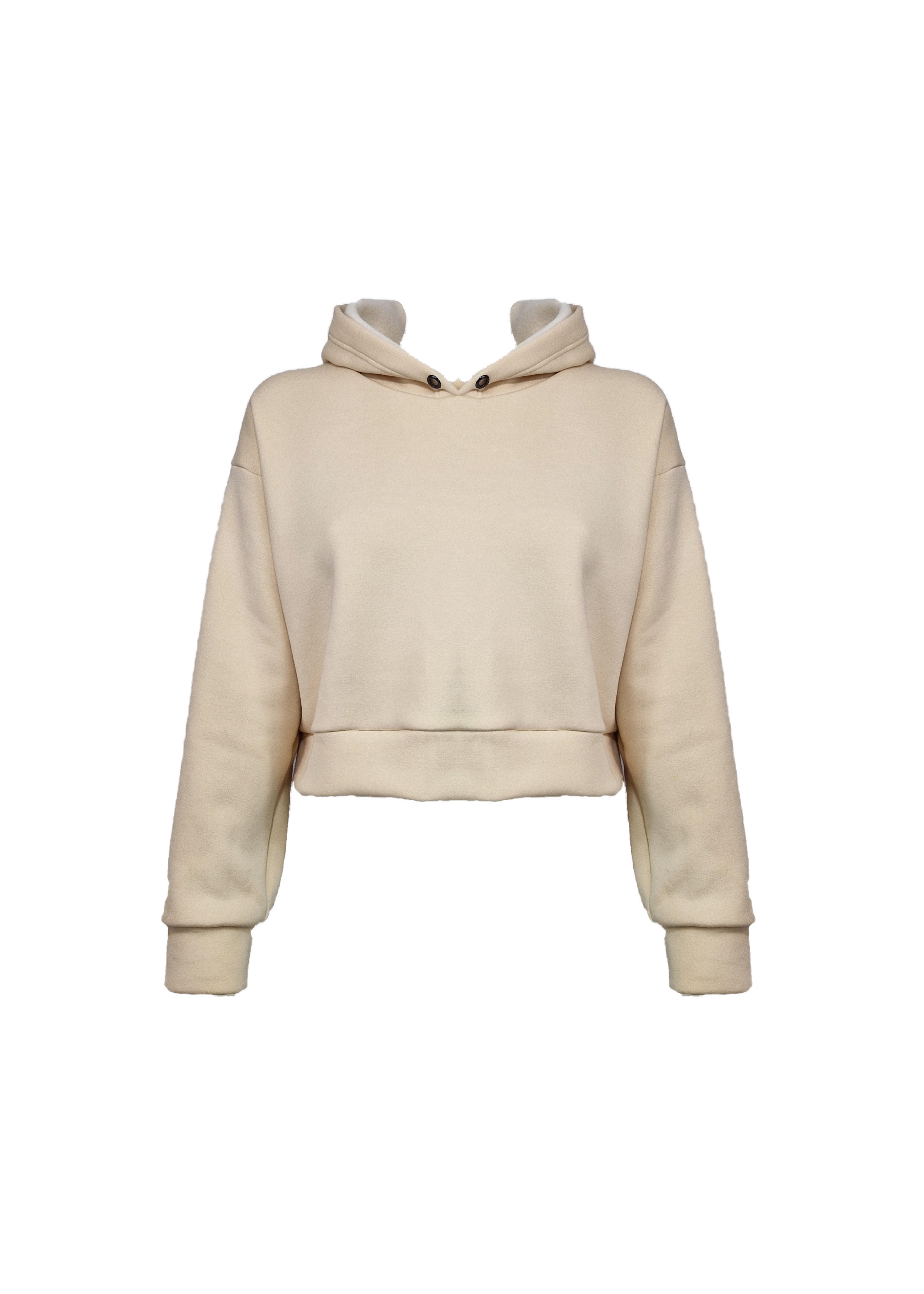 Virginia Cropped Sweater - Sand Beige