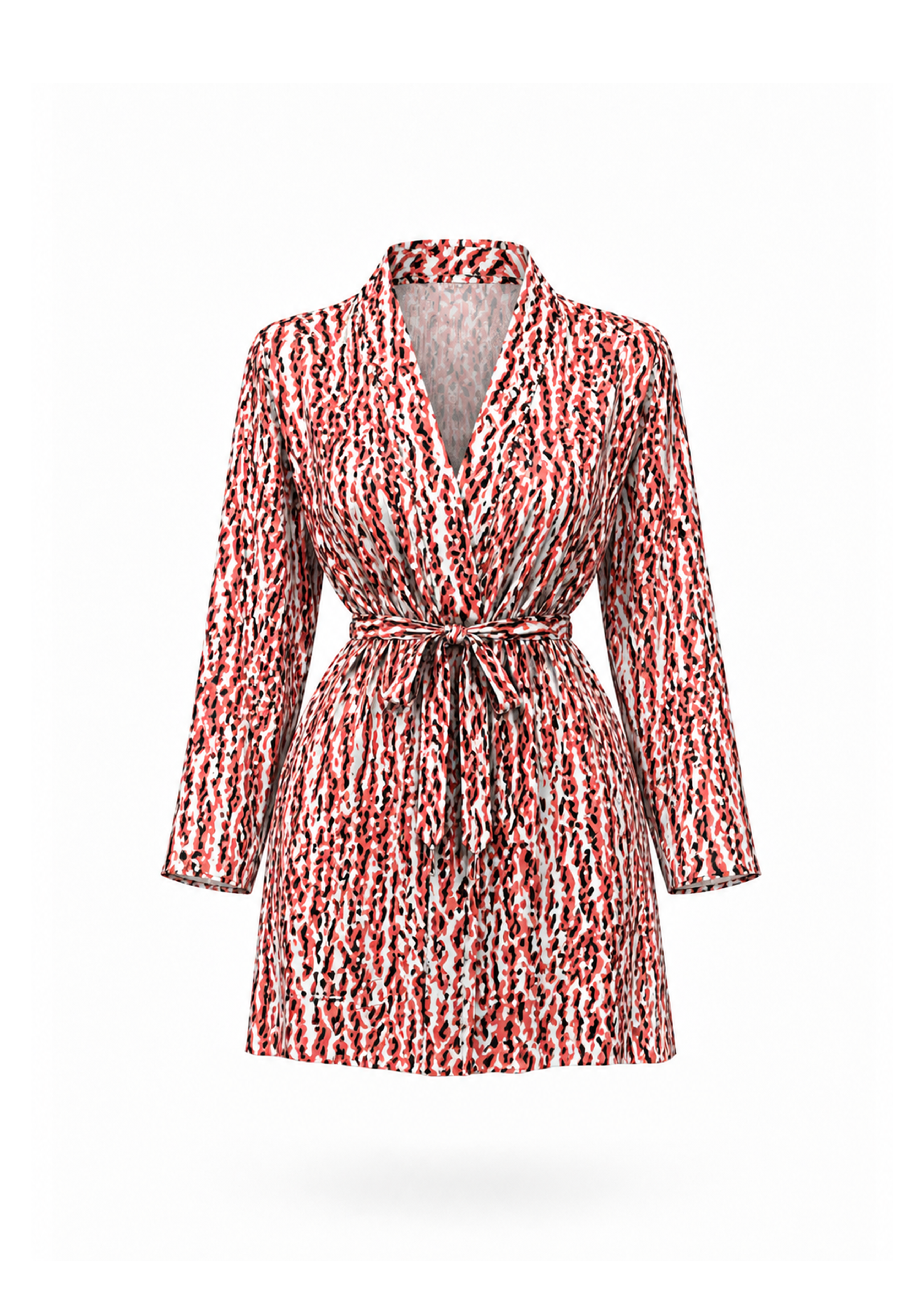 Fiona Beach Robe - Zebra Anemone Group