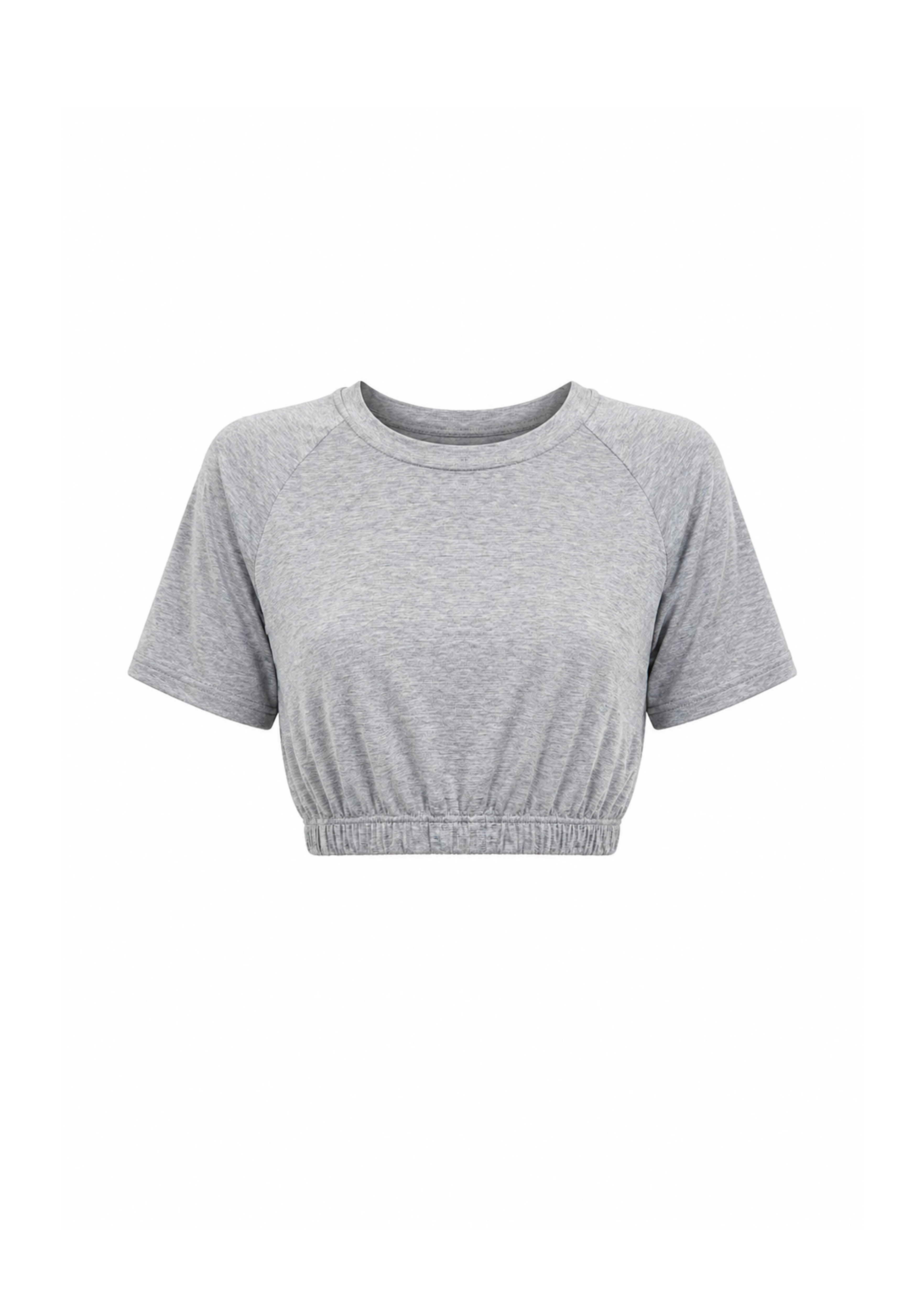 Iphigenia Cropped T-Shirt - Dove Grey
