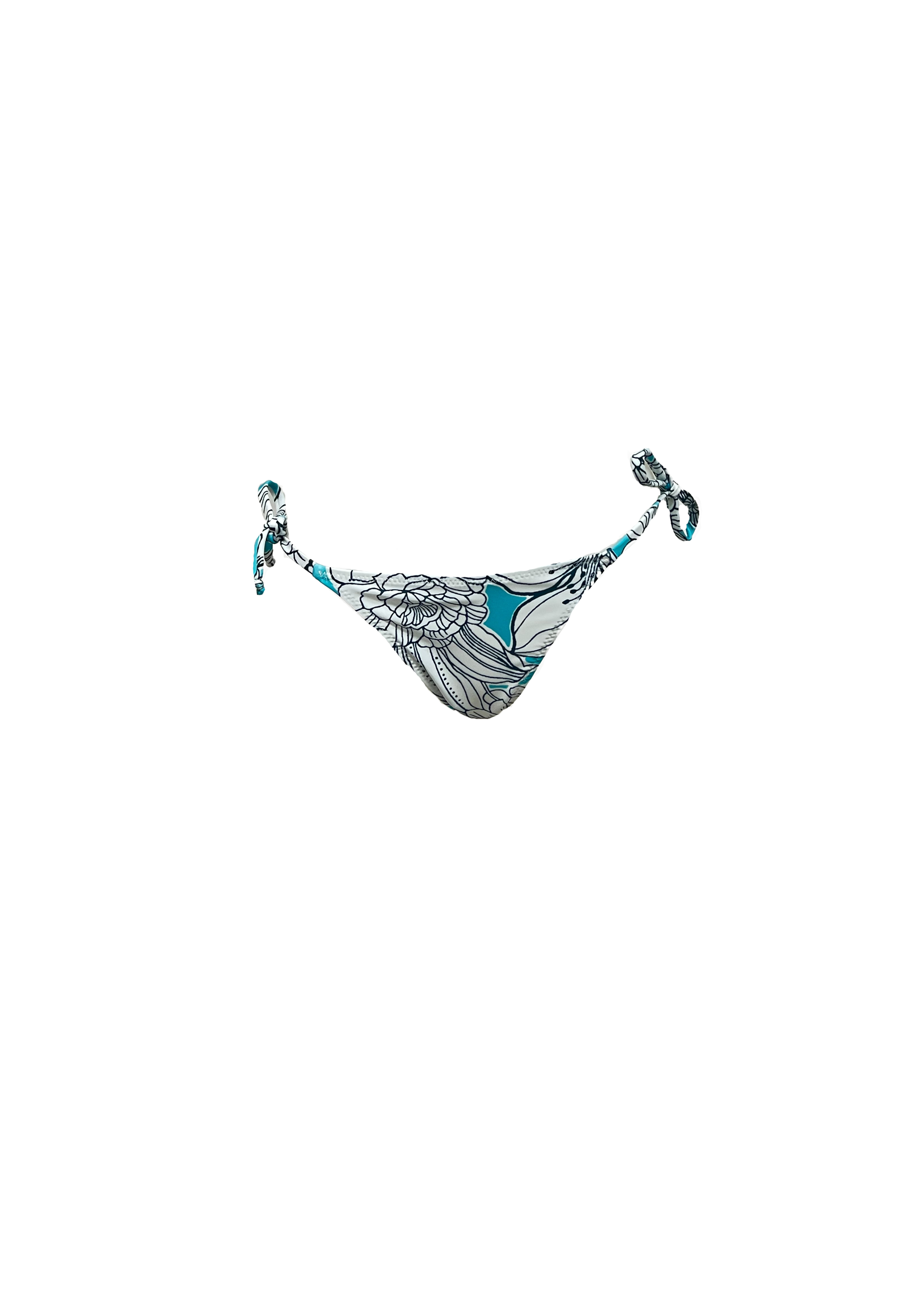 Brigitte Bikini - Cyan Emily Floral - Bot
