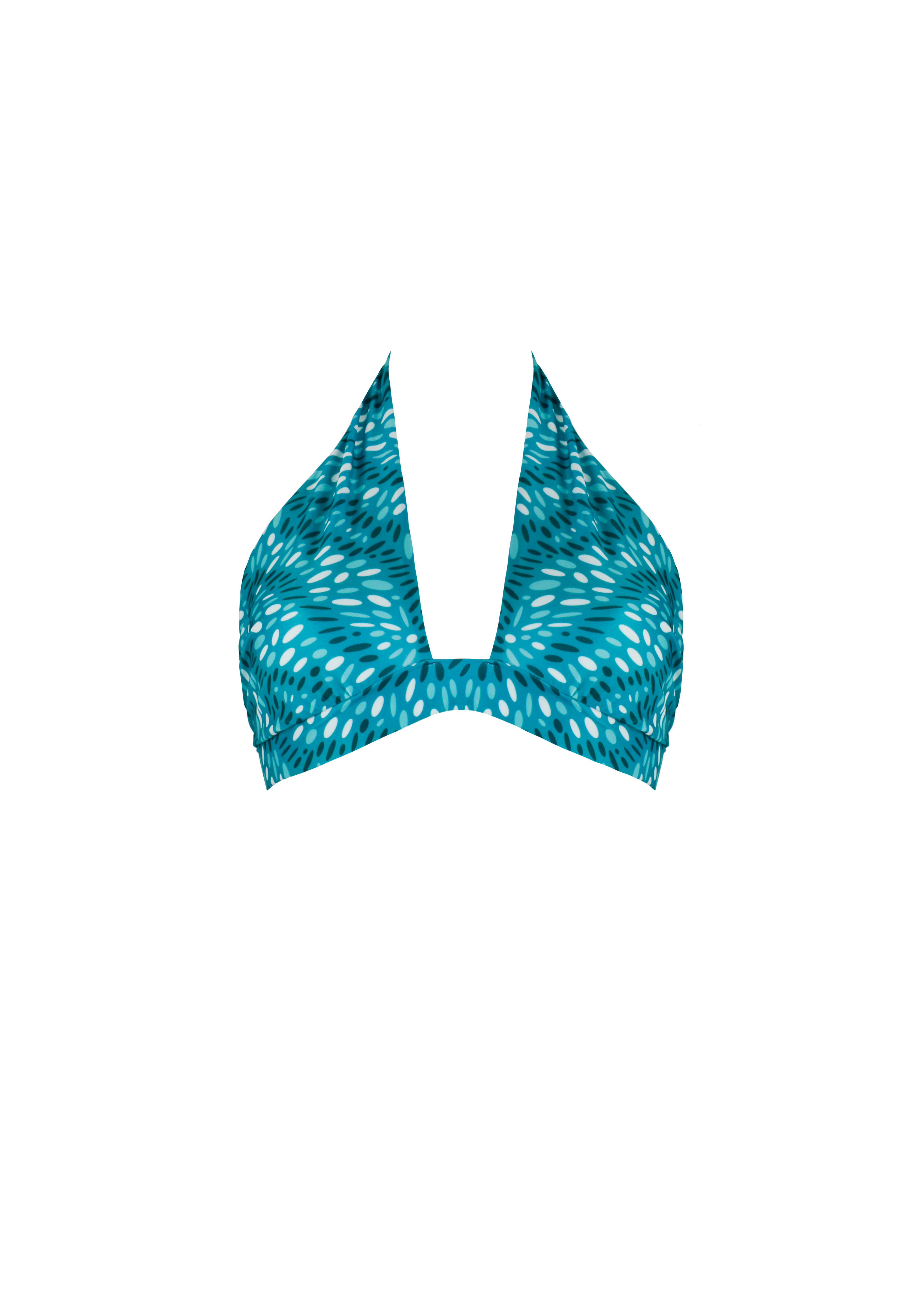 Lilian Bikini - Teal Flyingfish - Top