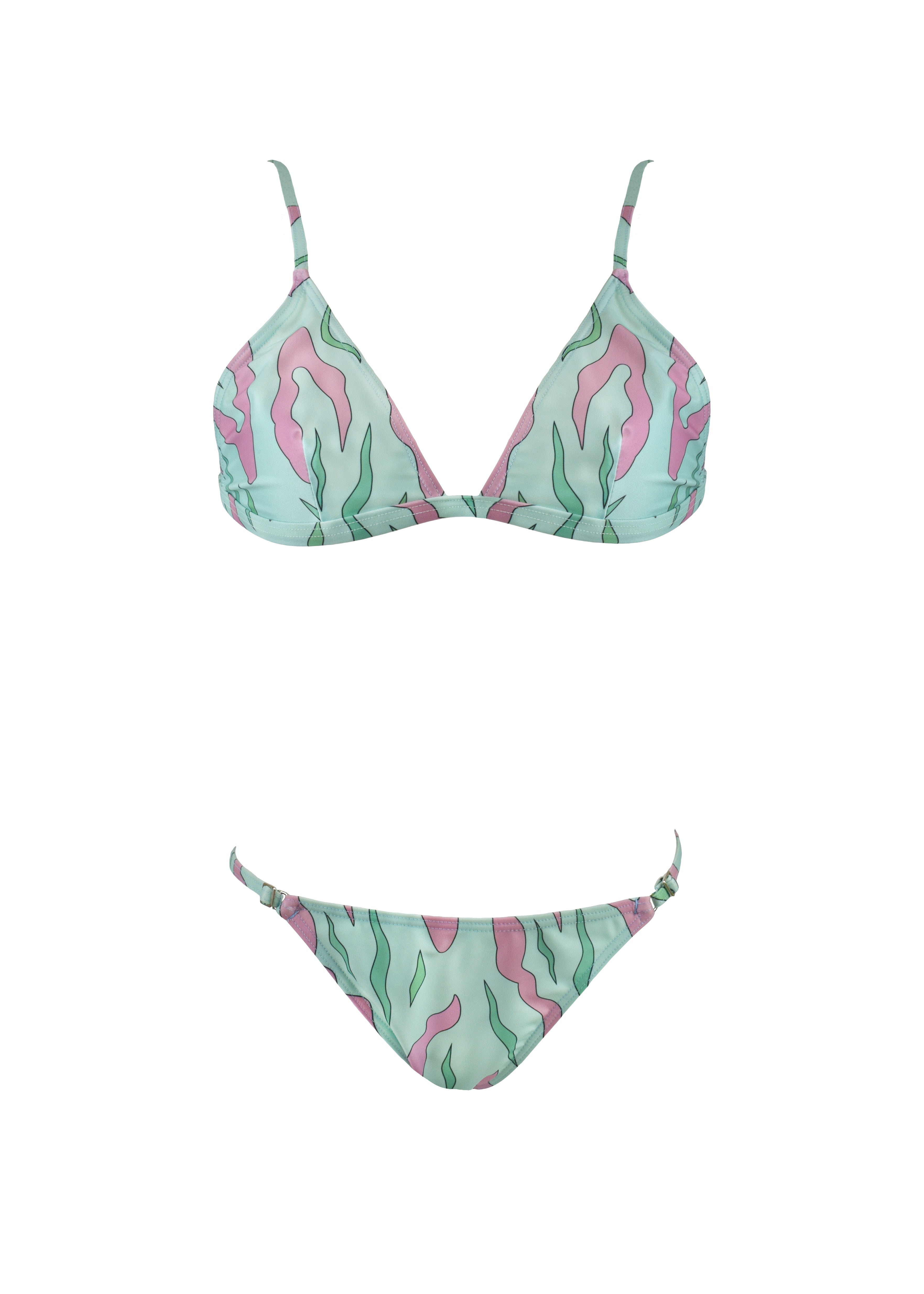 Clara Bikini - Turquoise Parrotfish - Set