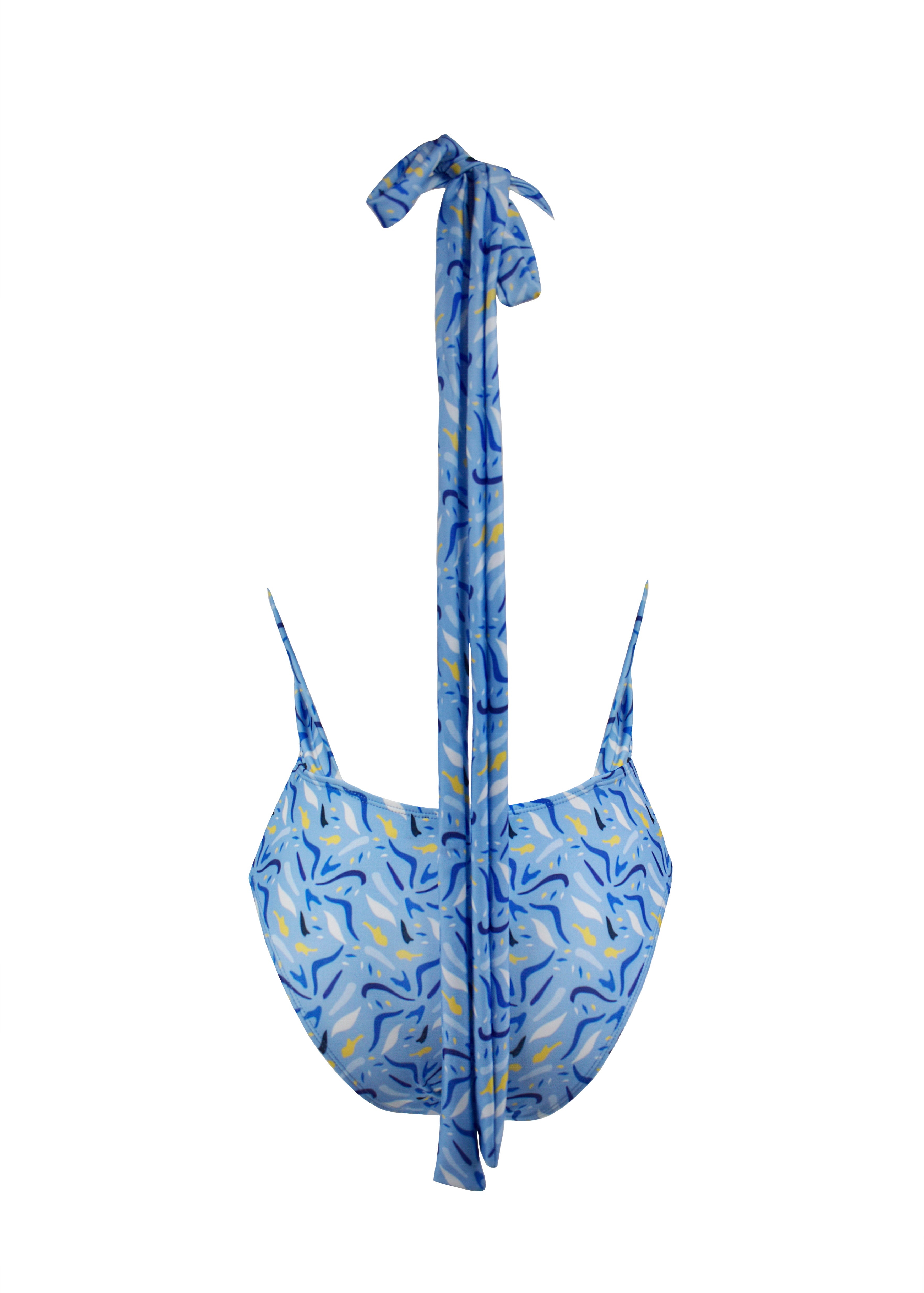 Christina One piece - Blue Squid