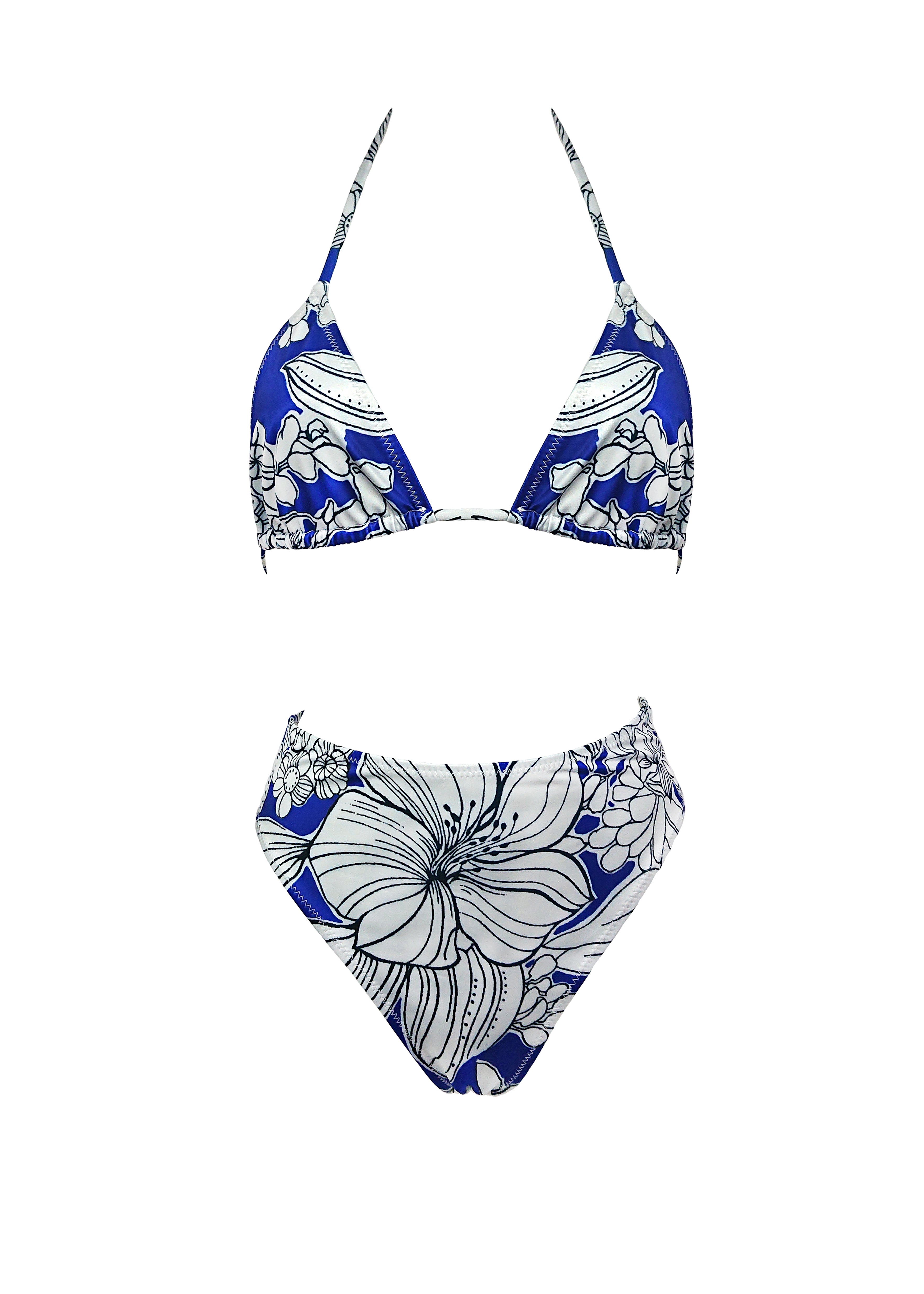 Brigitte Bikini - Blue Emily Floral