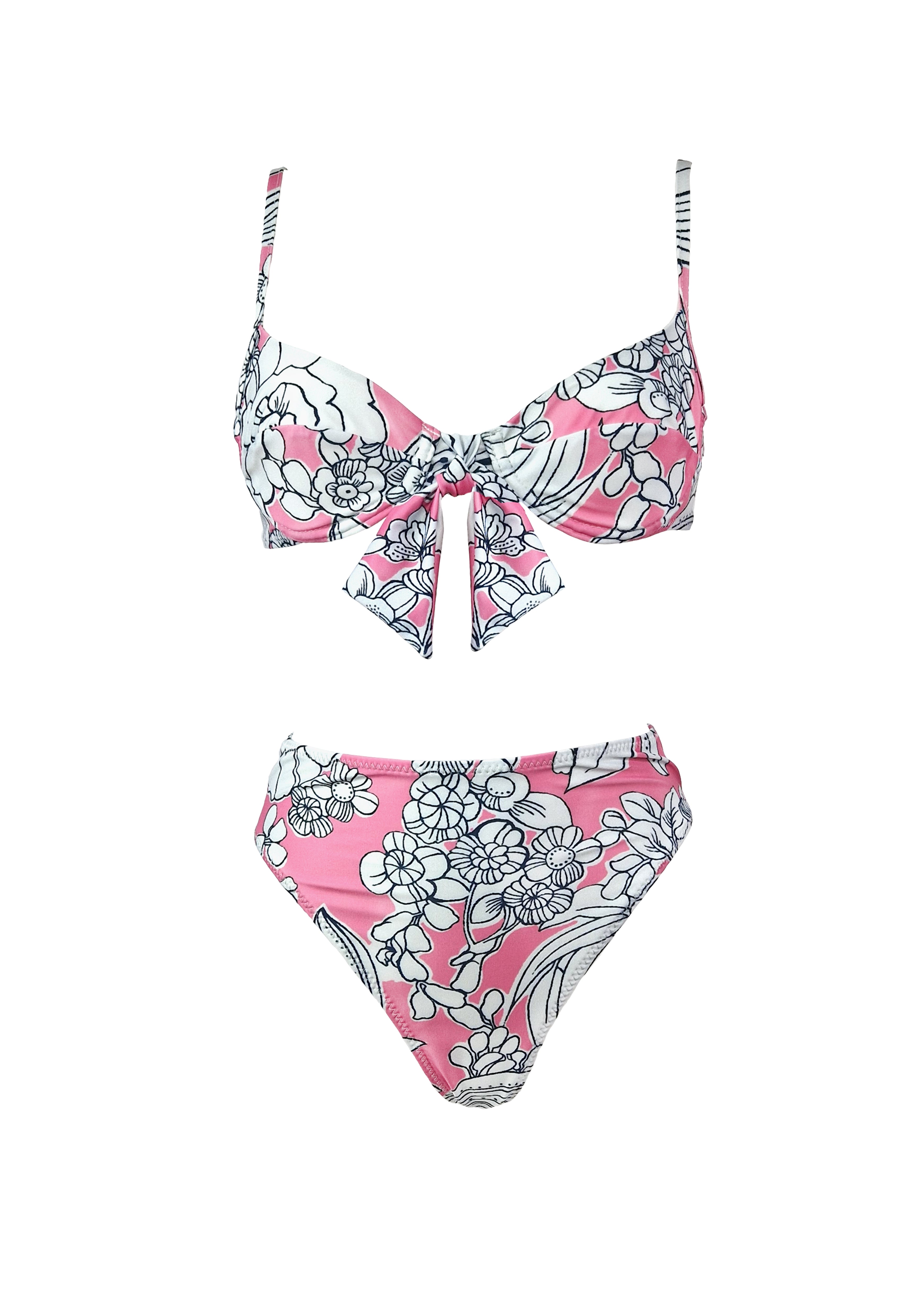 Diana Bikini - Pink Emily Floral - Set
