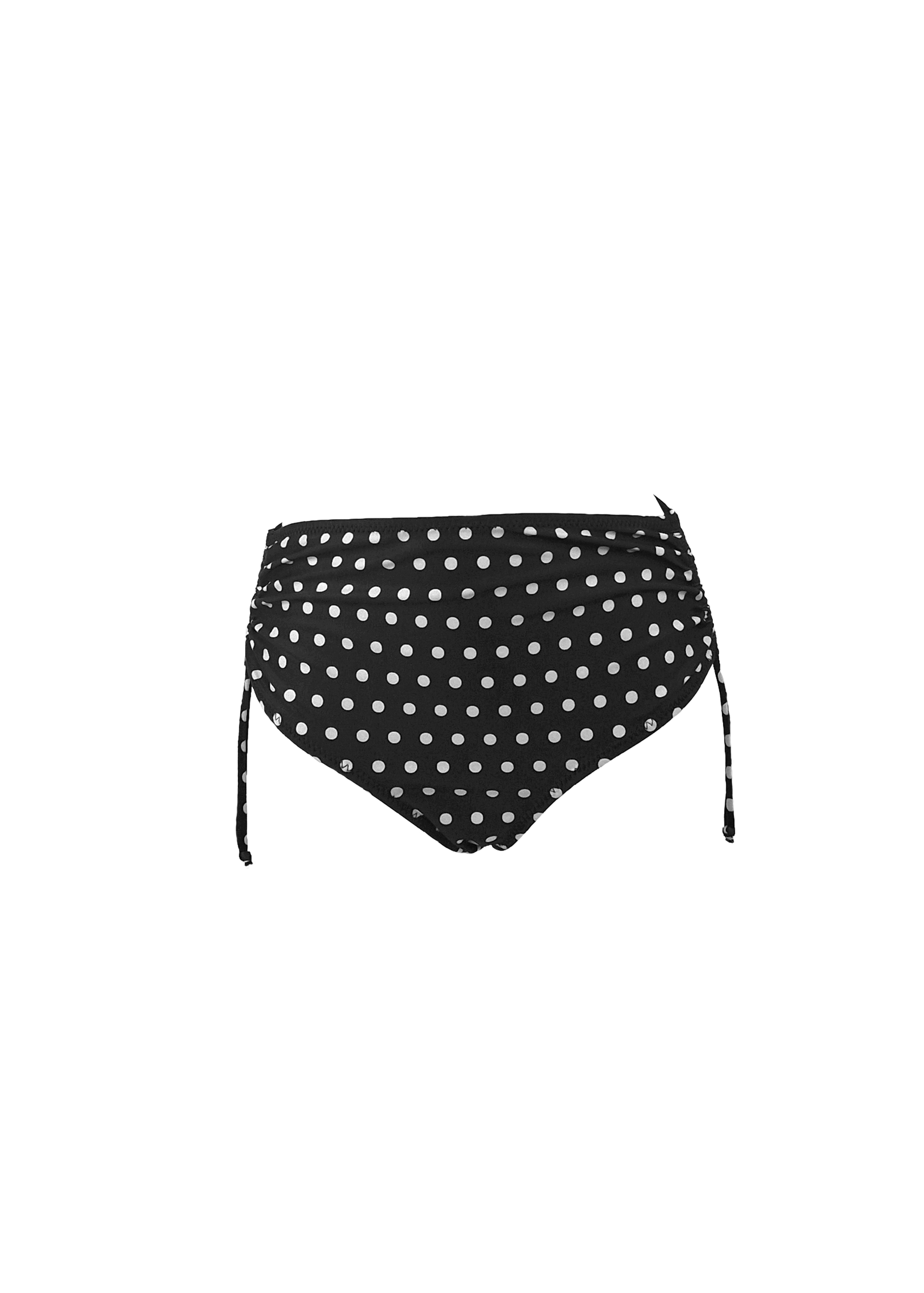 Monique Bikini - Black & White Polka Dots Bot