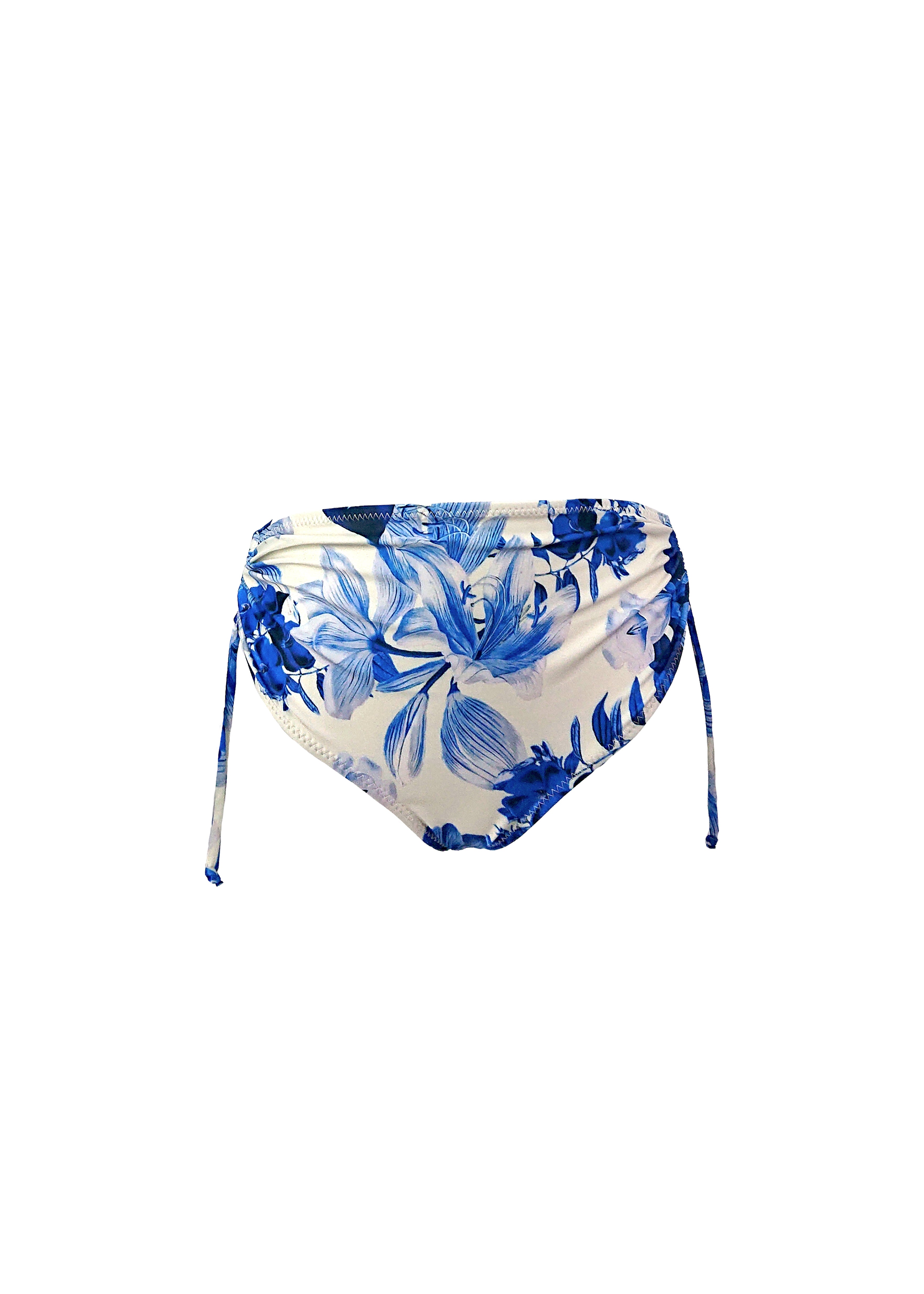 Monique Bikini - Royal-Blue Flowers Bot