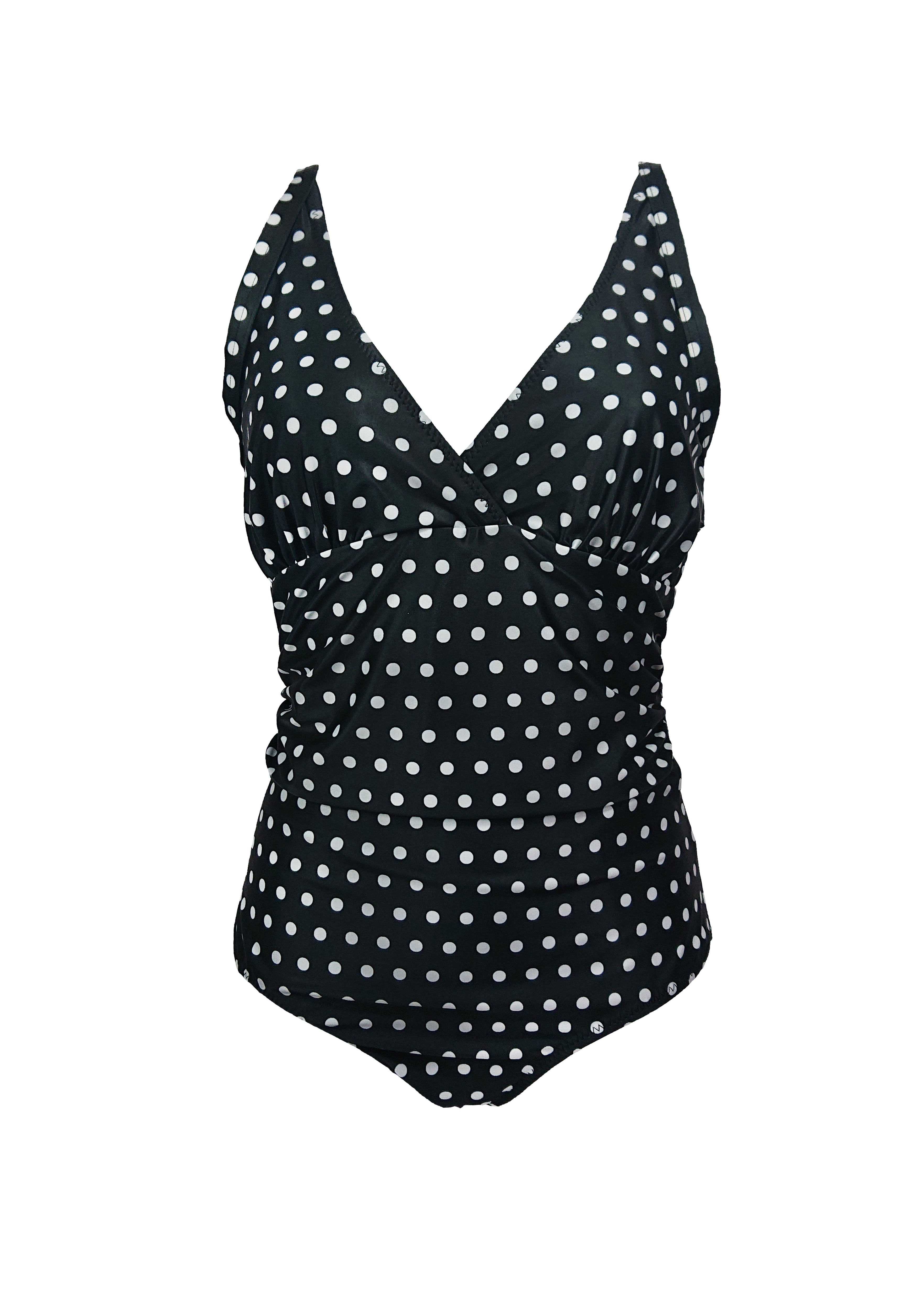 Sylvia One piece - Black & White Polka Dots