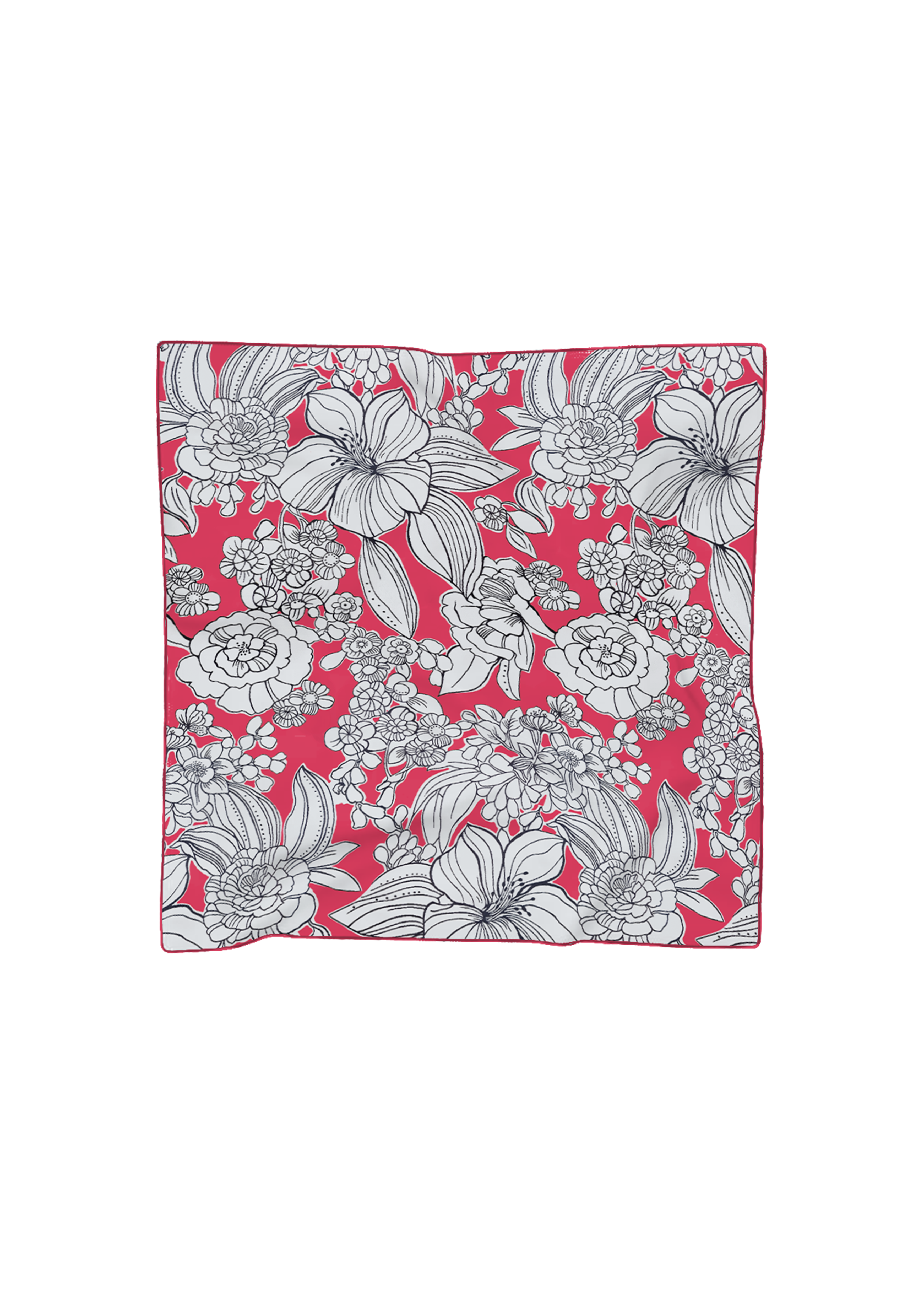 Celeste Scarf - Fuchsia Emily Floral