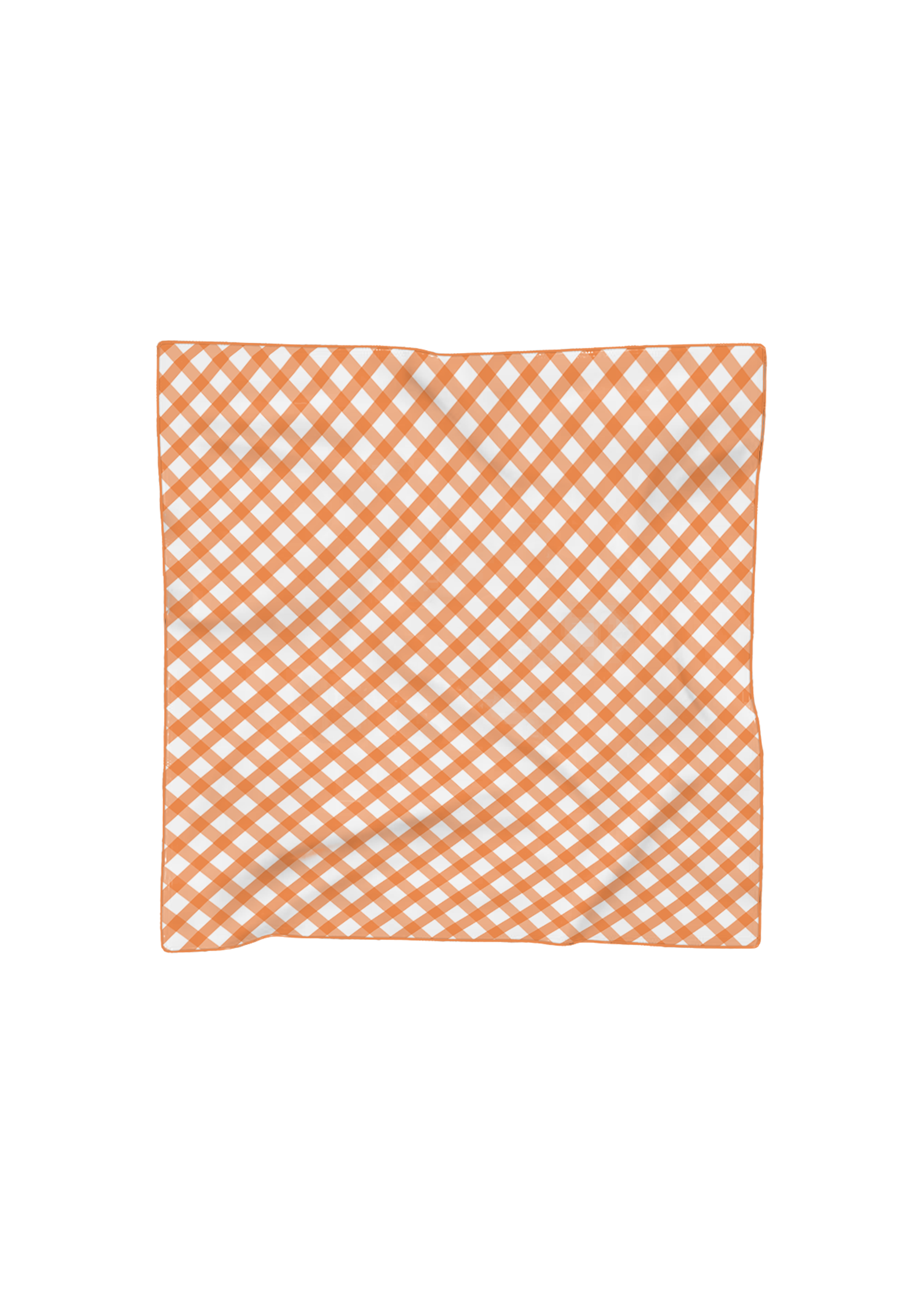Celeste Scarf - Orange Plaid