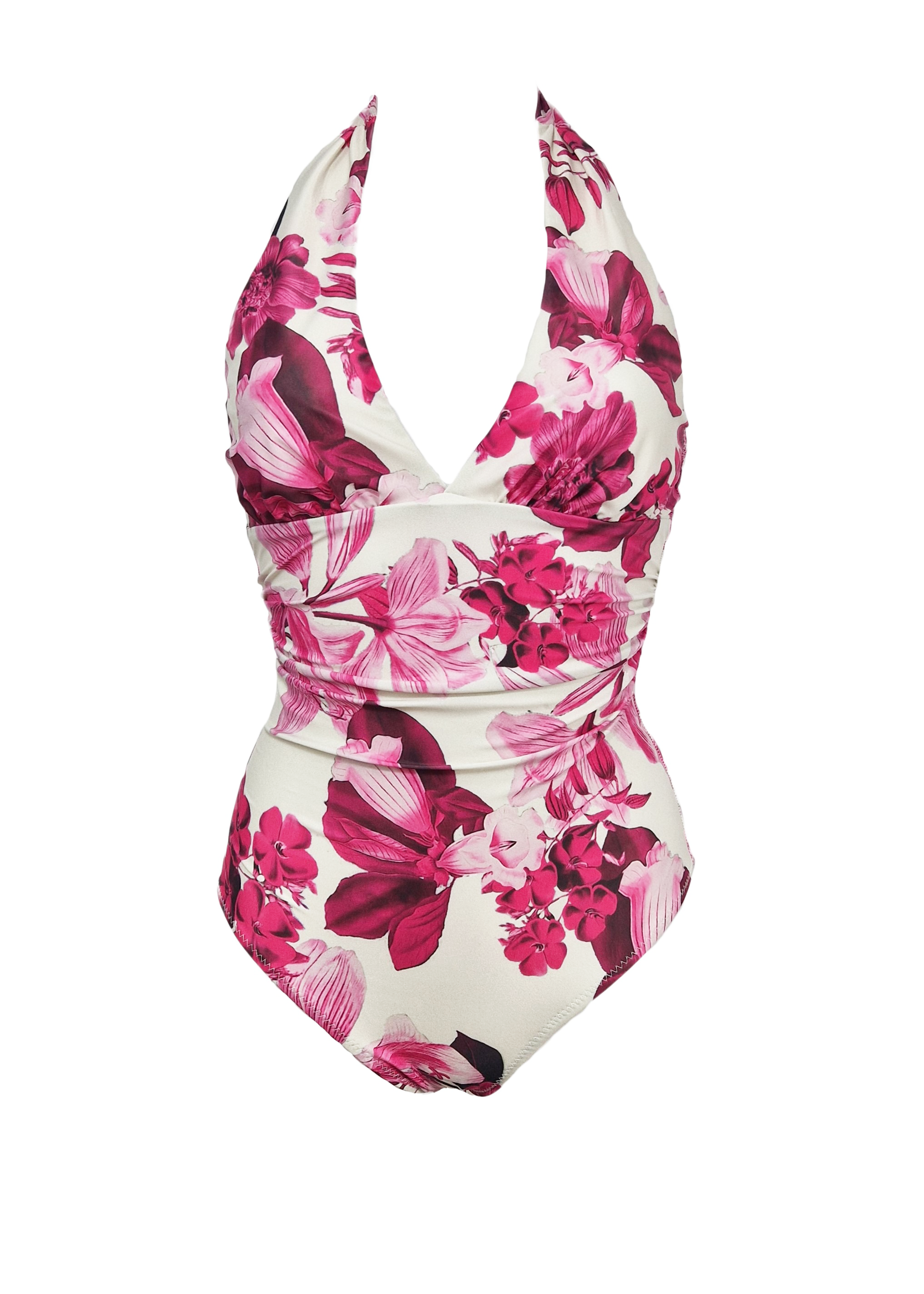 Isabelle One piece - Royal-Fuchsia Flowers