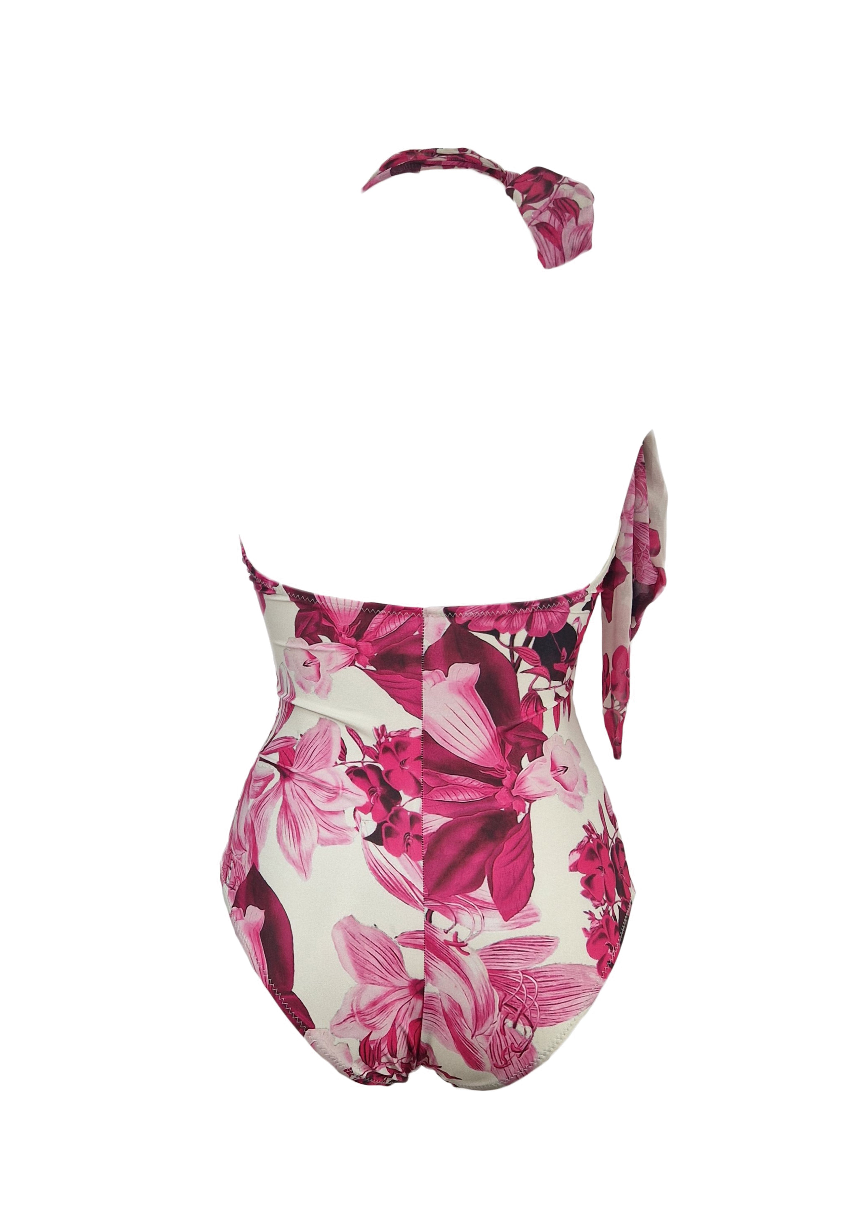 Isabelle One piece - Royal-Fuchsia Flowers