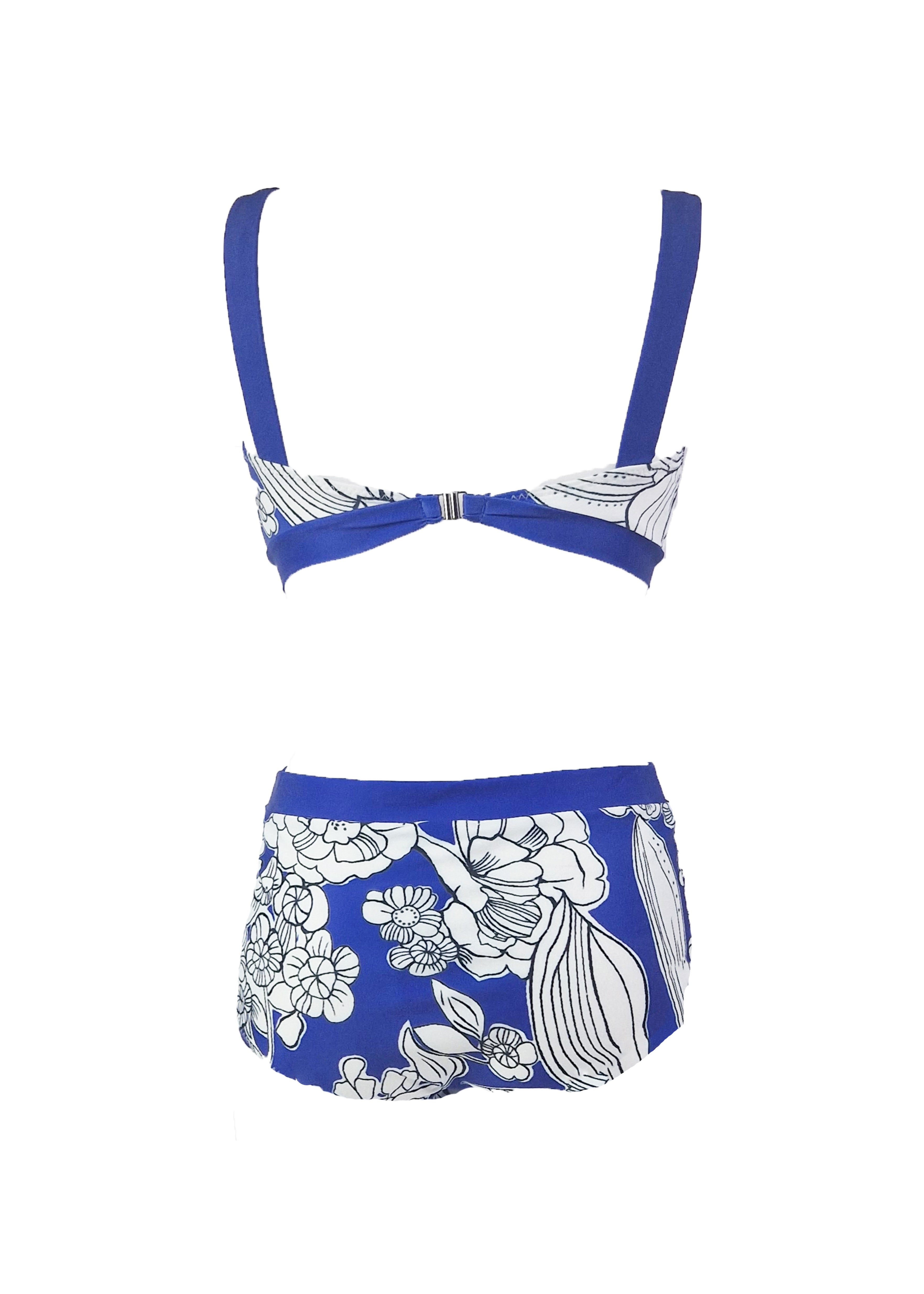 Joan One piece - Blue Emily Floral