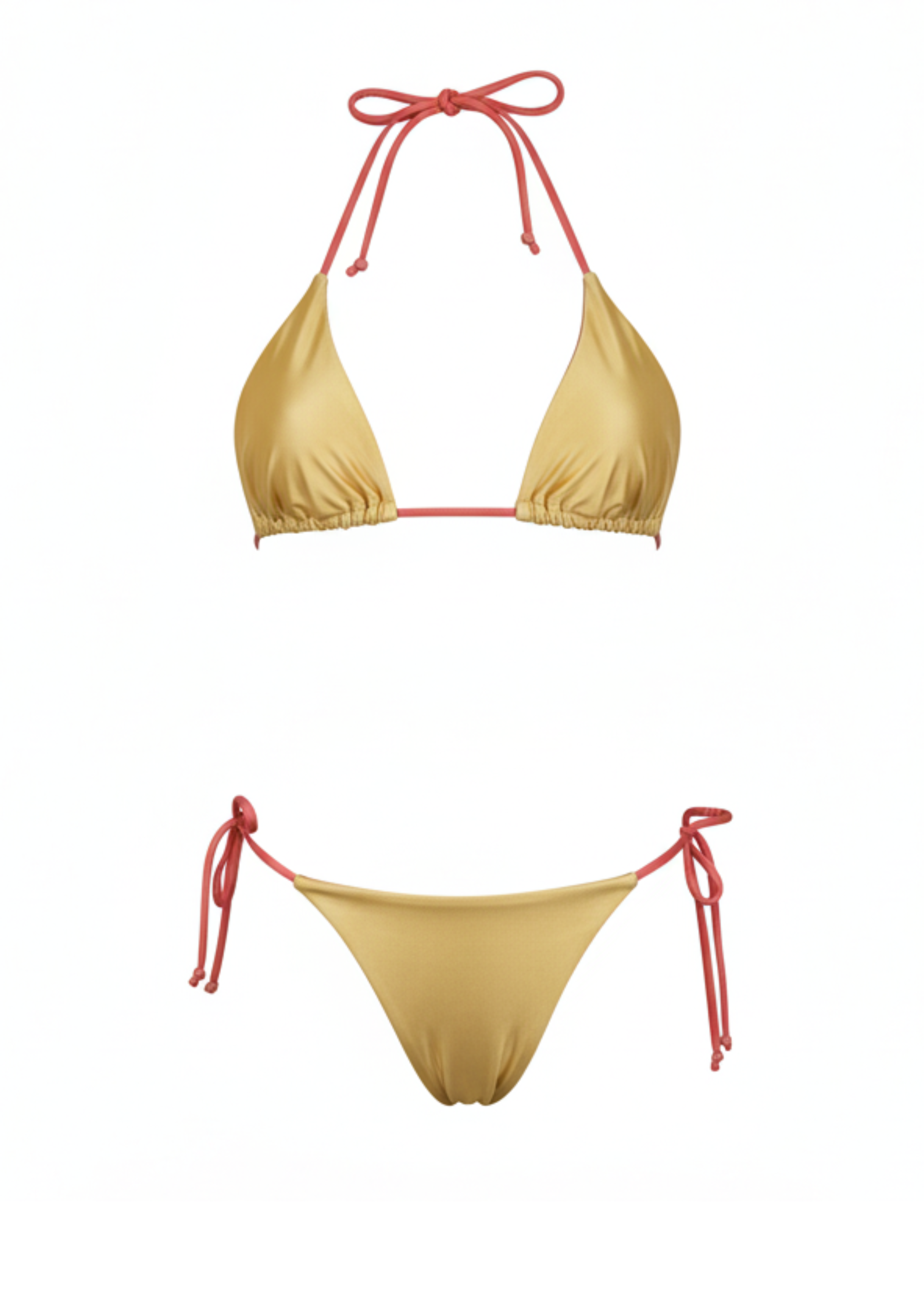 Tatiana Bikini - Coral Yellow - Set