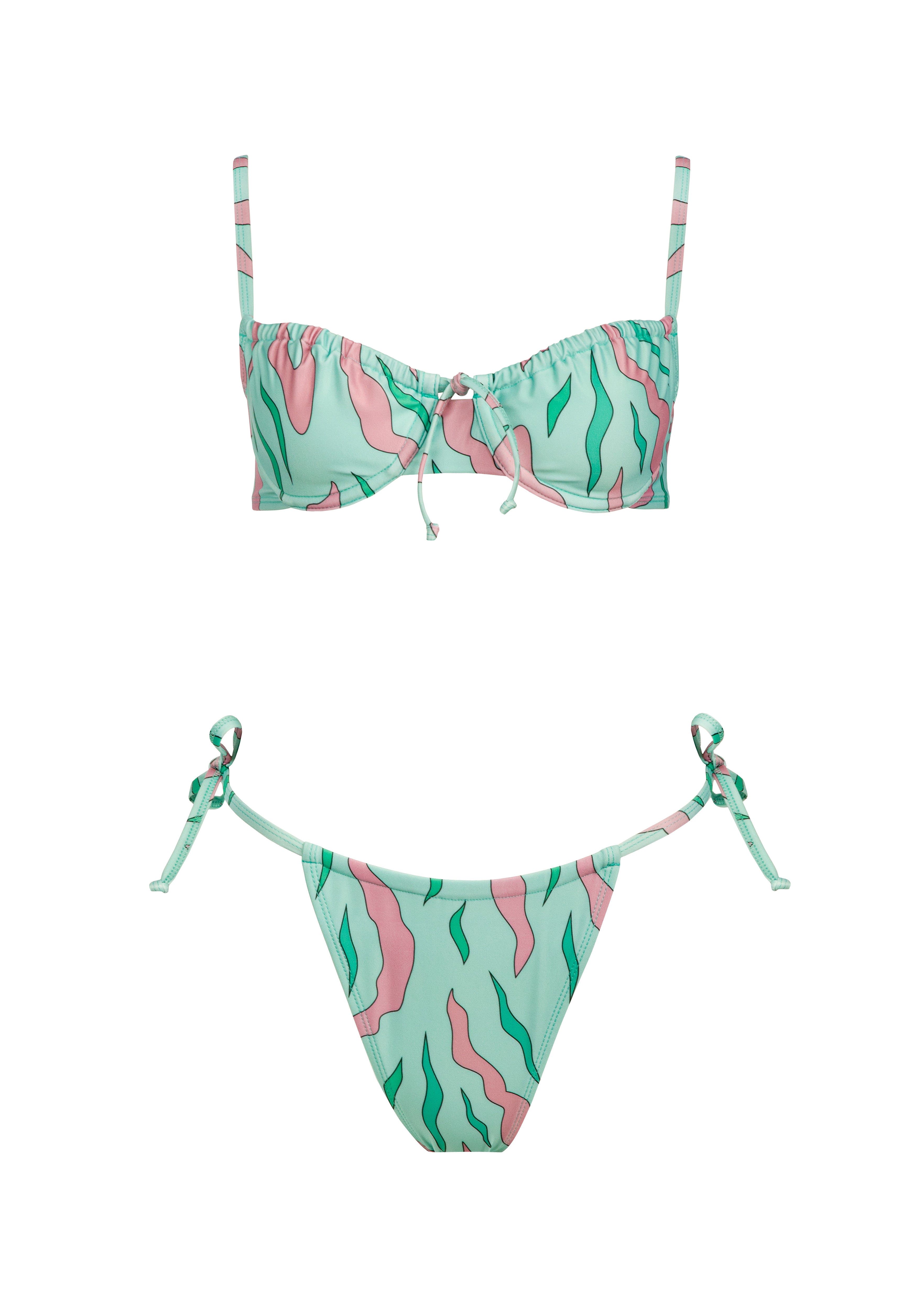 Elisabeth Bikini - Turquoise Parrotfish - Set
