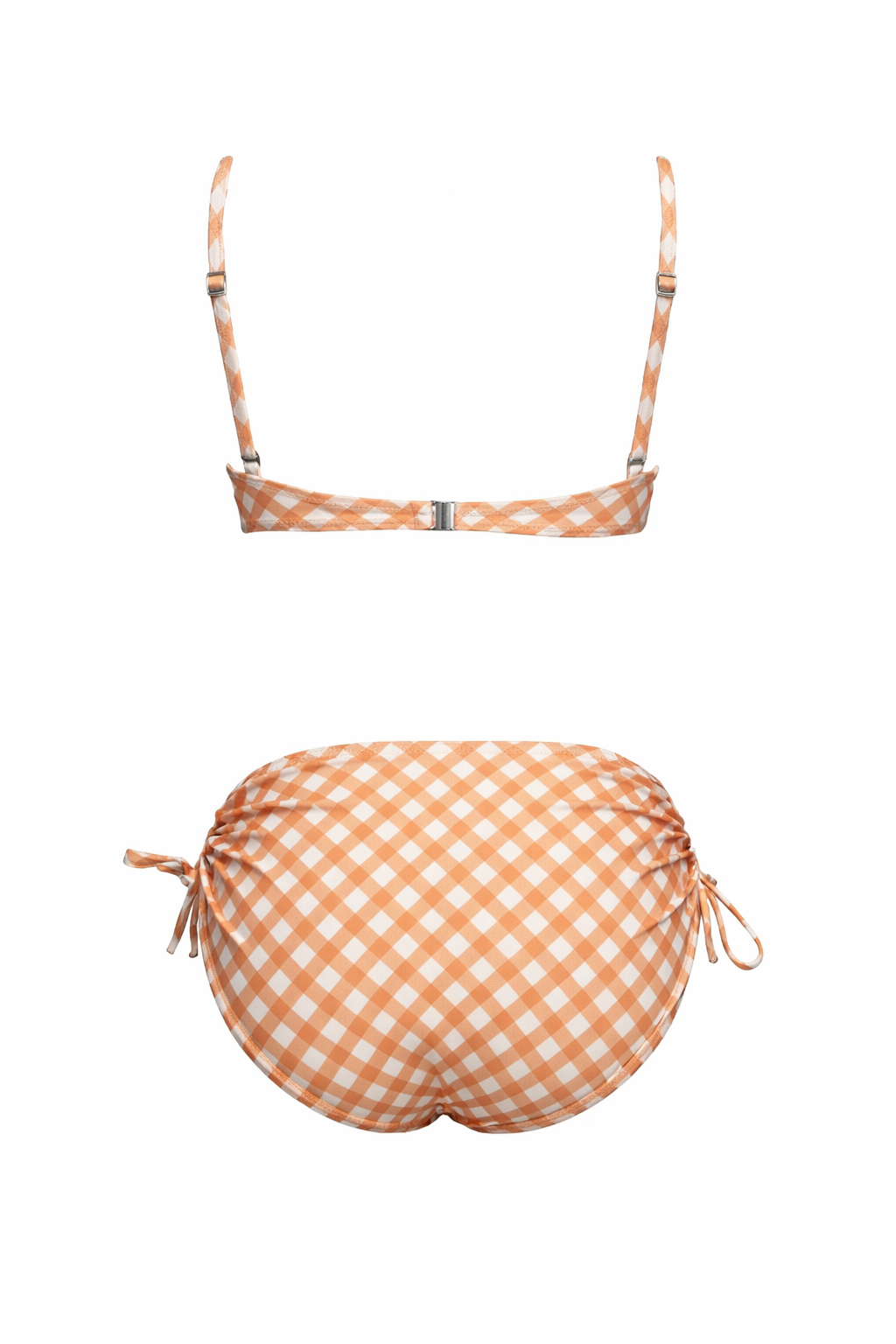 Monique Bikini - Orange Plaid - Set