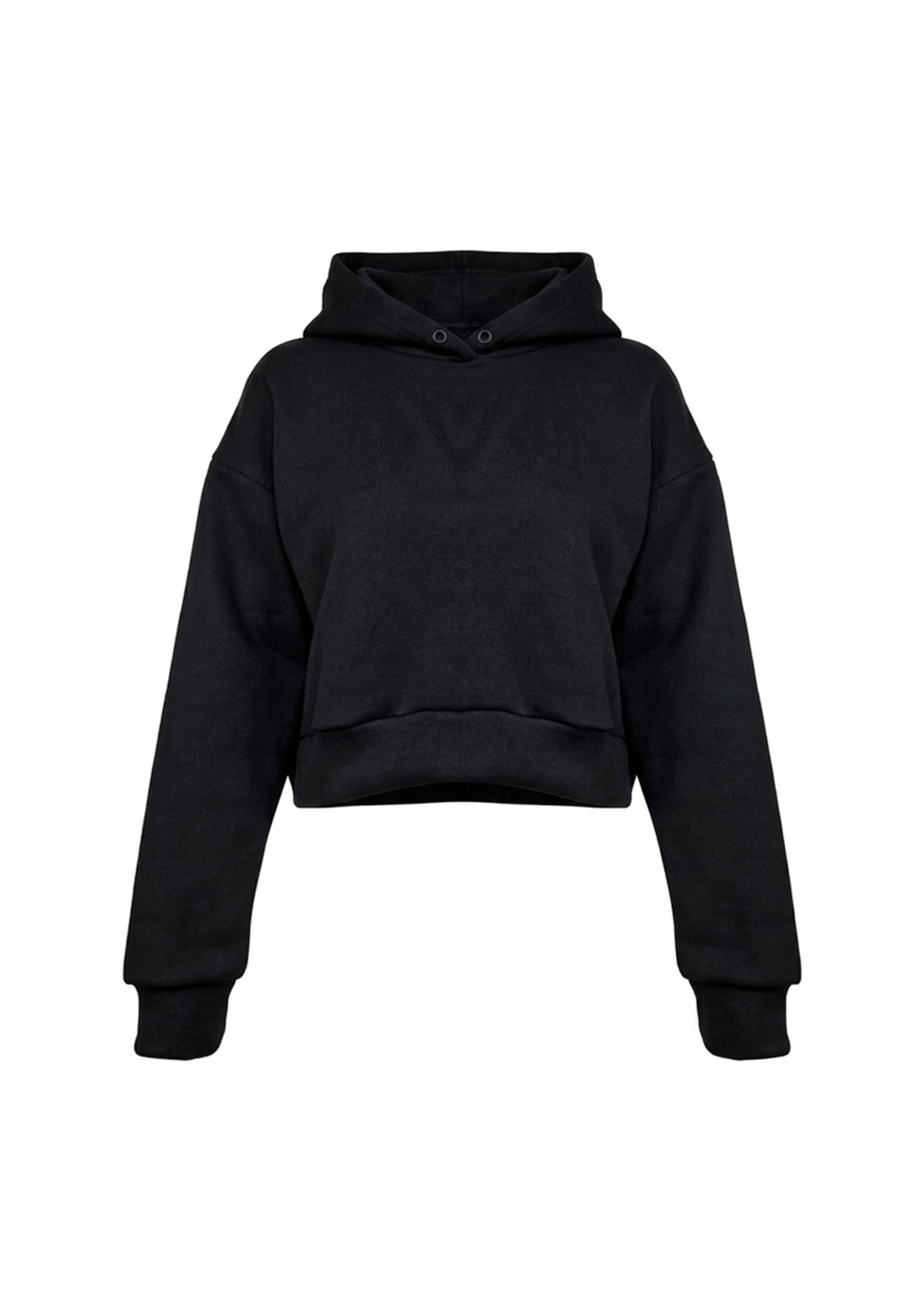 Virginia Cropped Sweater - Black Abyss