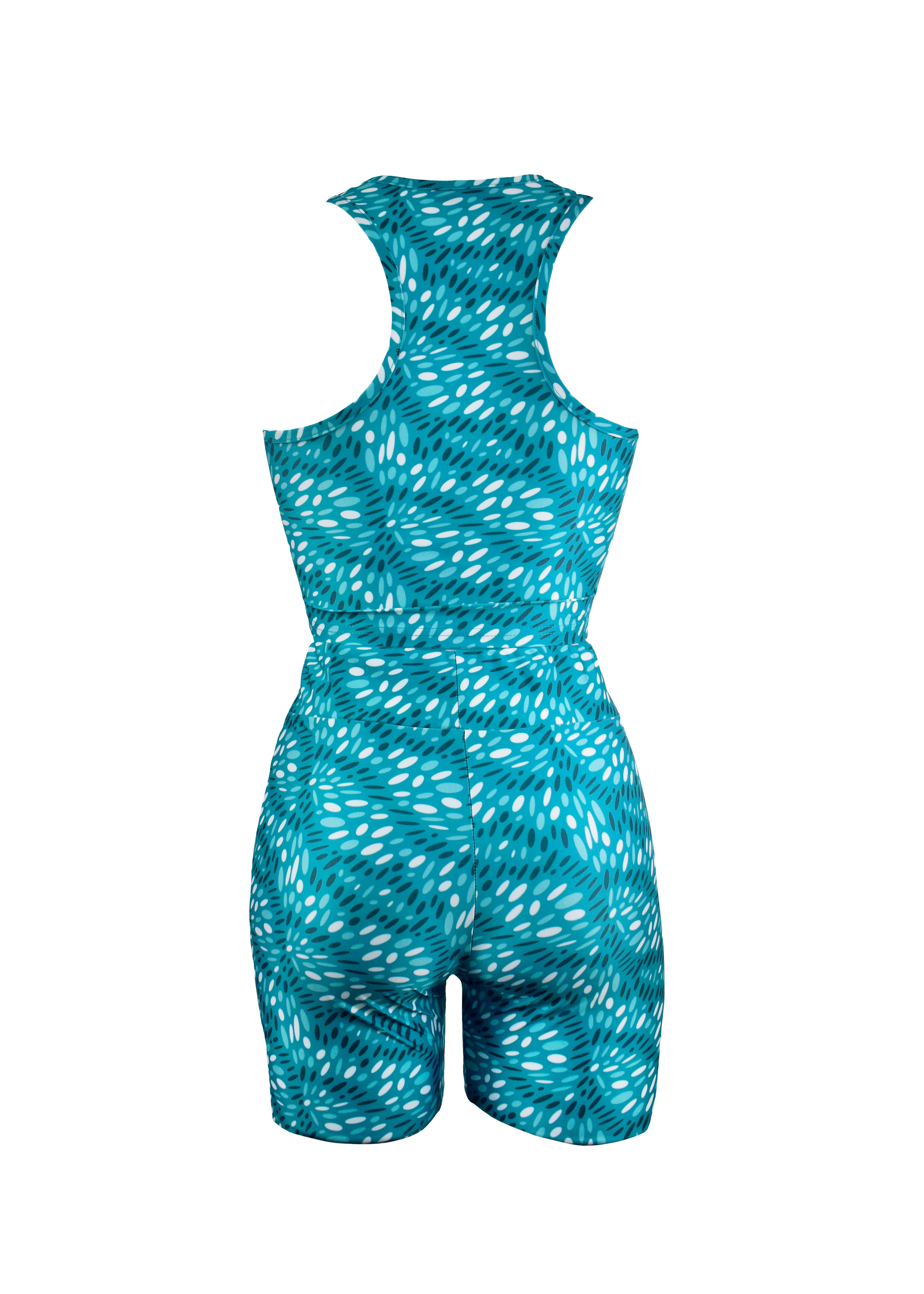 Daphne Biker Shorts - Teal Flyingfish