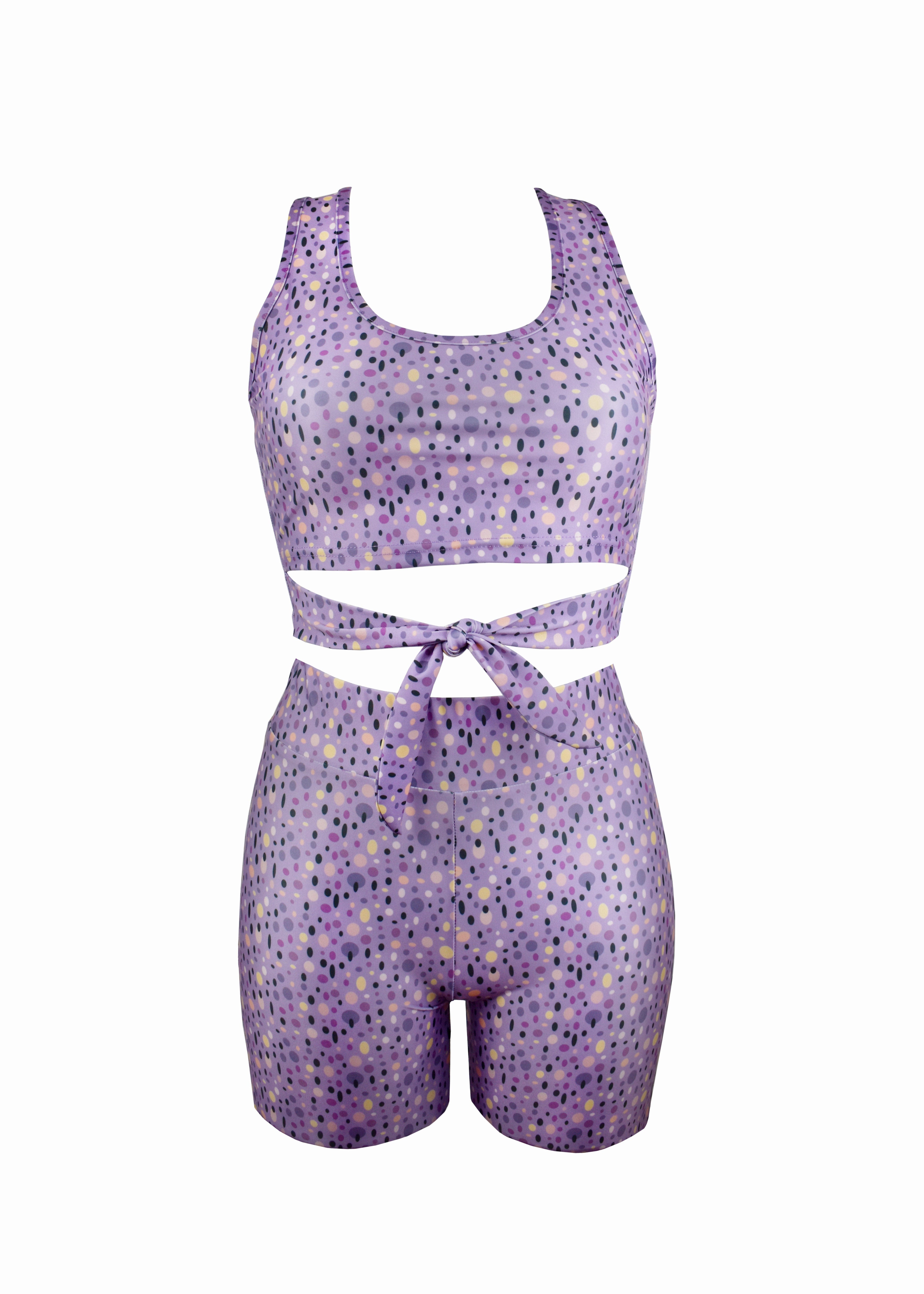 Carolina Cropped Top - Purple Trout