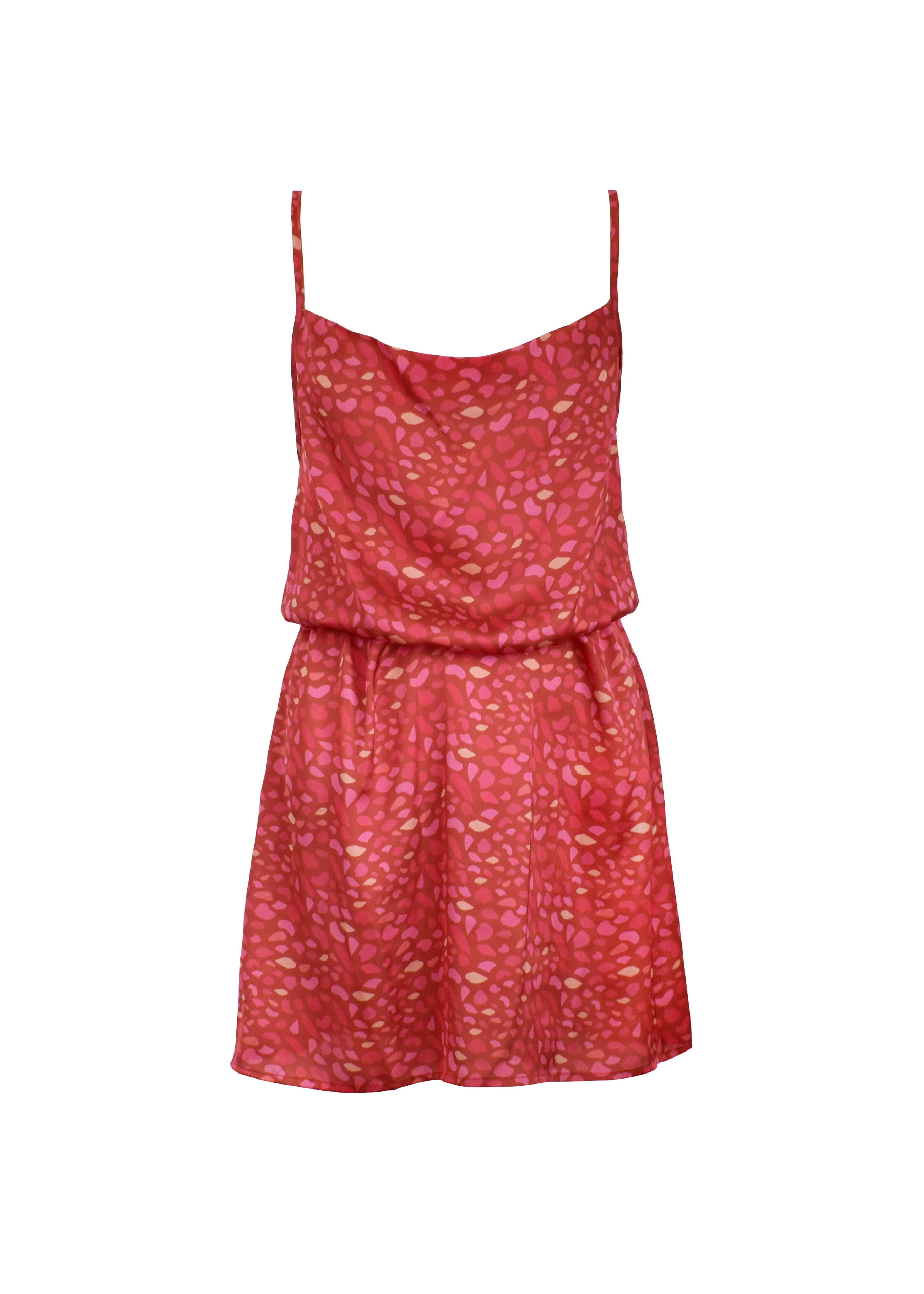 Klelia Short Dress - Ruby Hummingbird