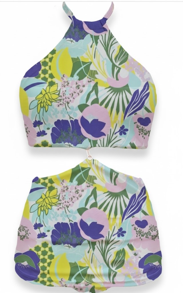 Maxine One piece - Pastel Floral