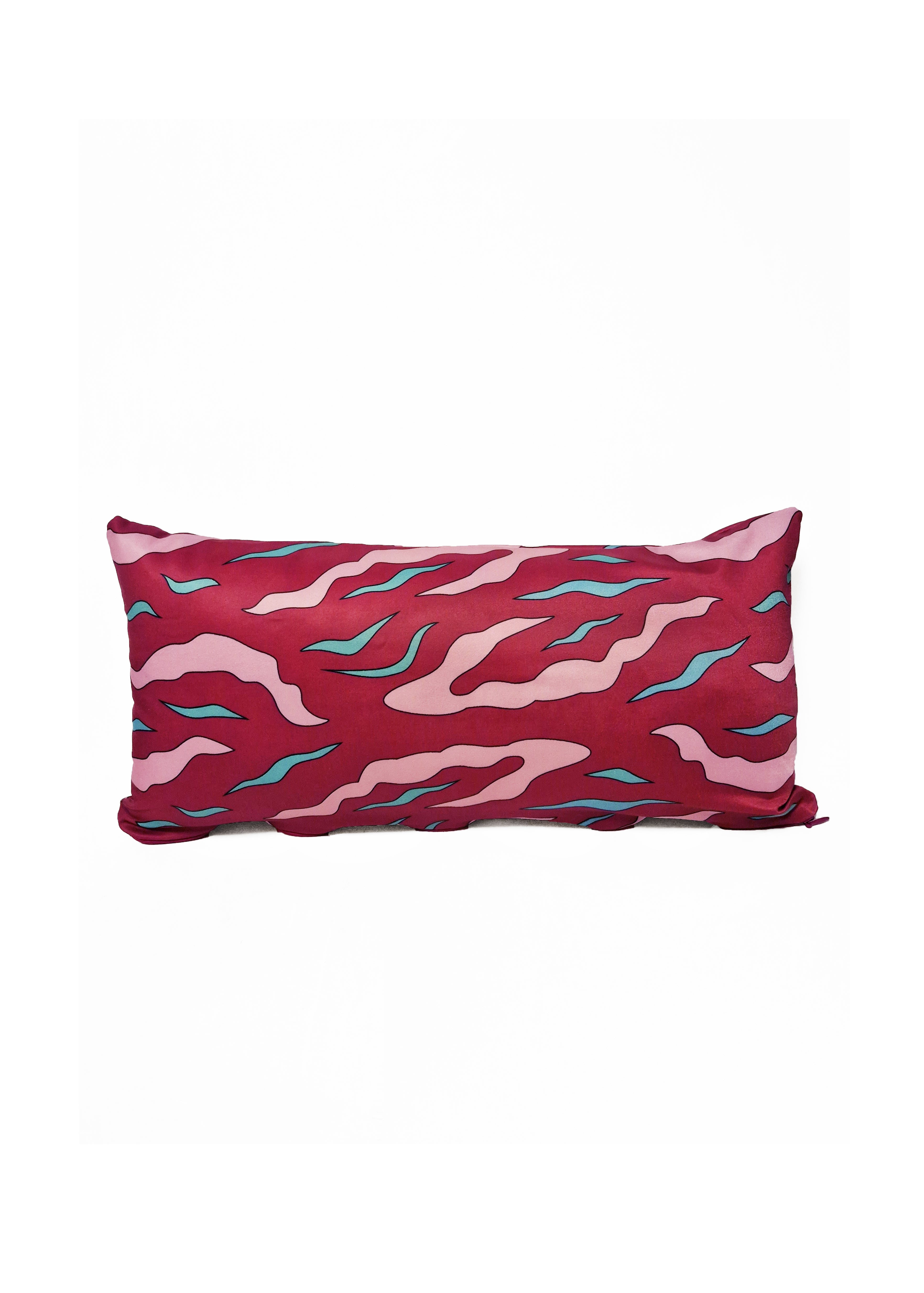 Boudoir Pillow - Burgundy Scarus