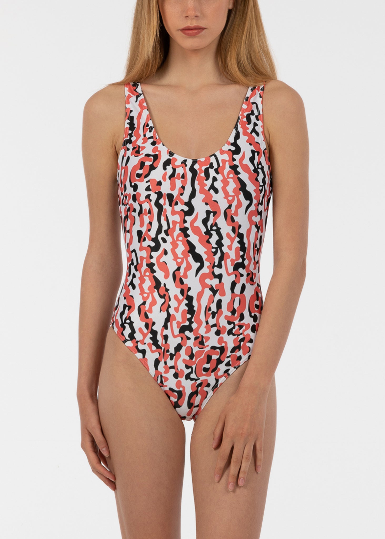 Stefania One piece - Zebra Anemone Solo