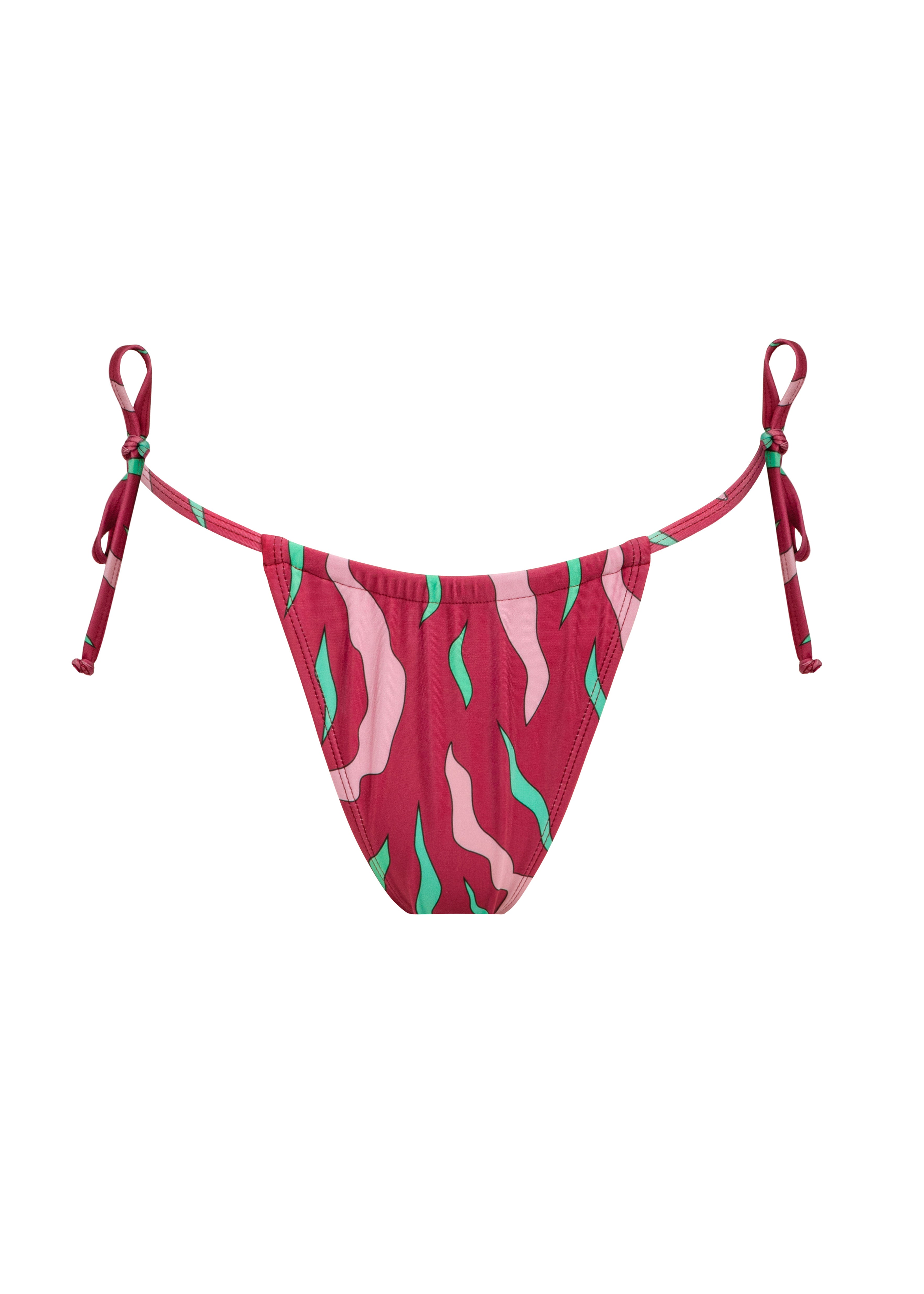 Elisabeth Bikini Bot - Burgundy Scarus