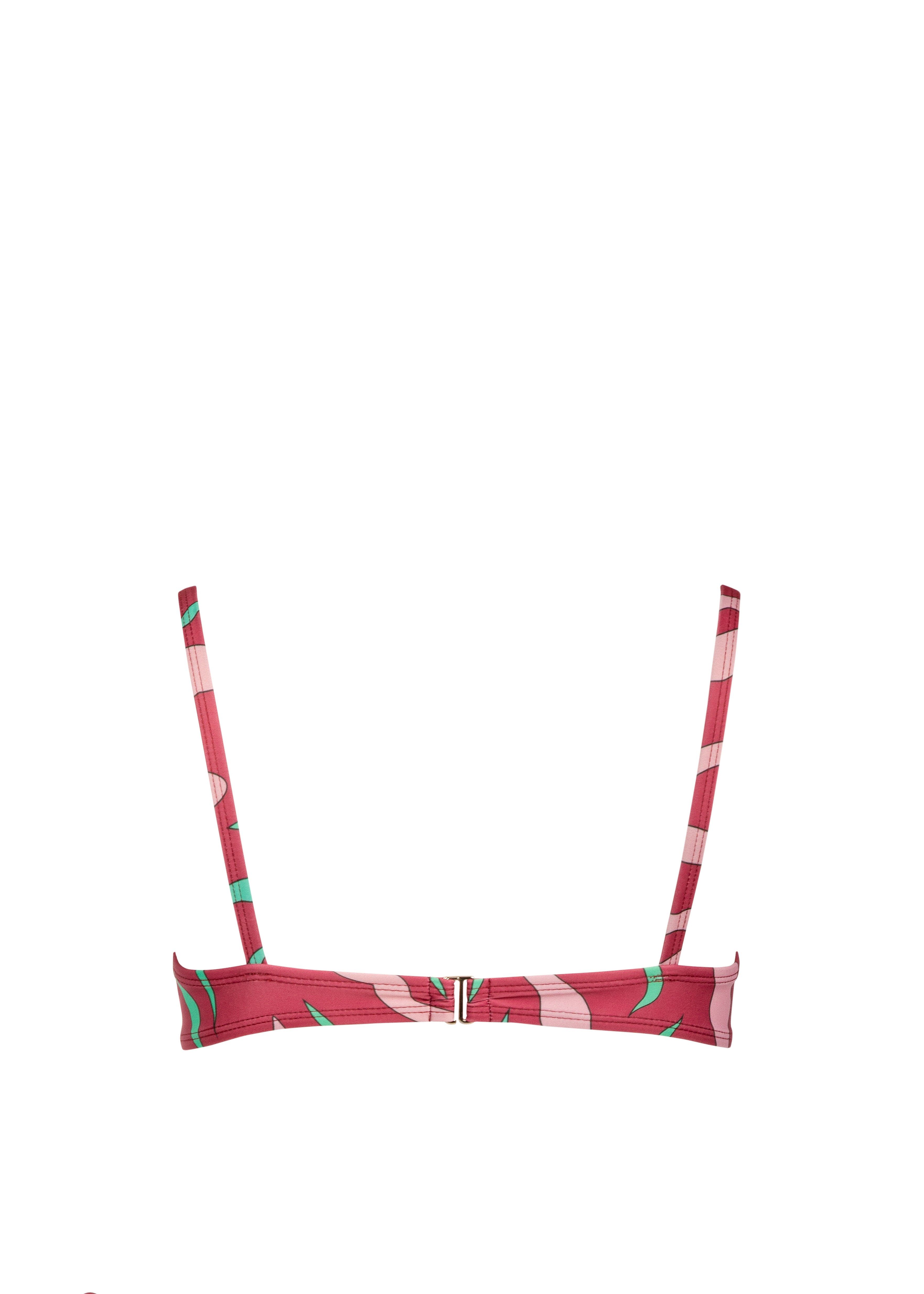 Elisabeth Bikini Top - Burgundy Scarus