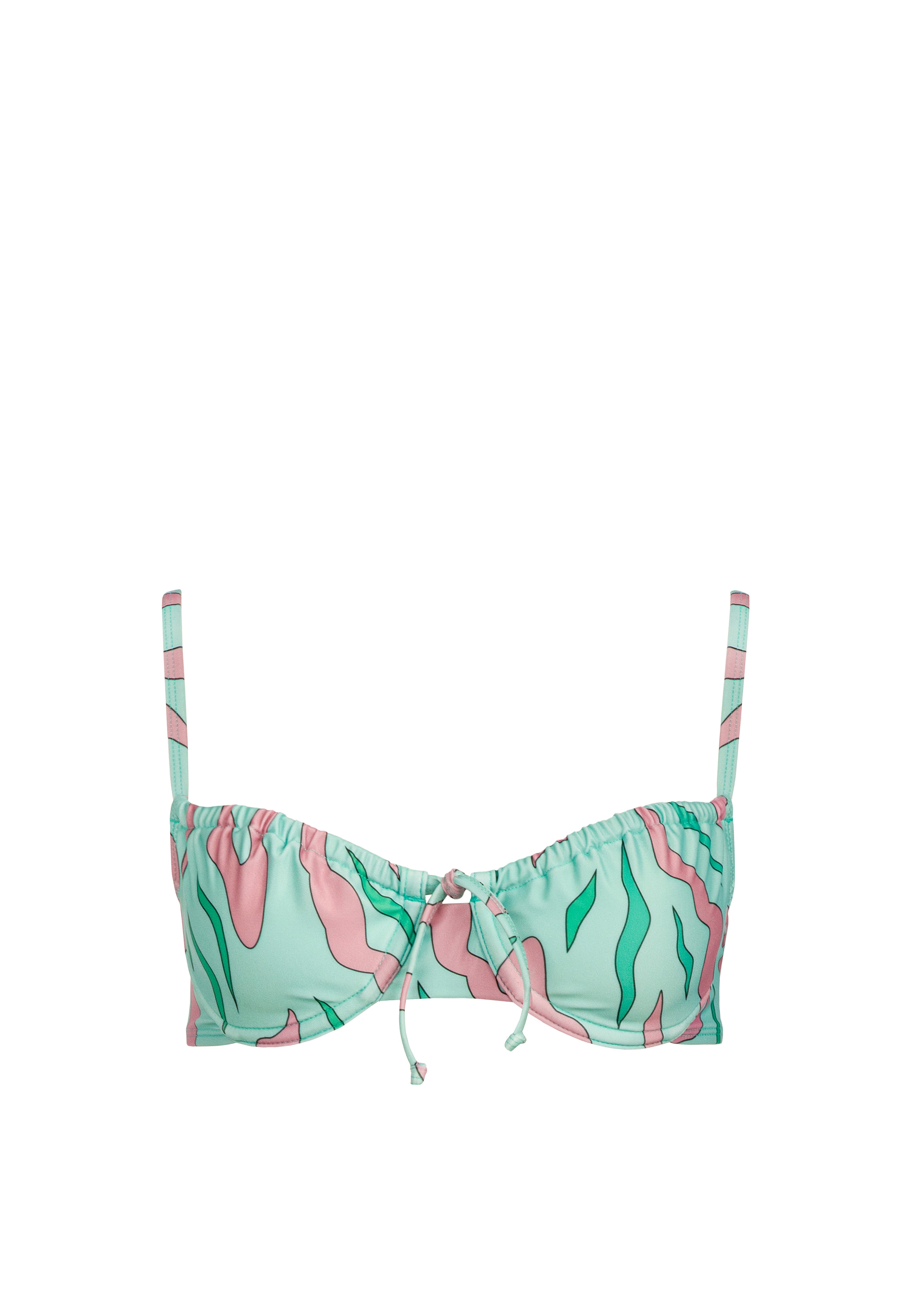 Elisabeth Bikini Top - Turquoise Parrotfish