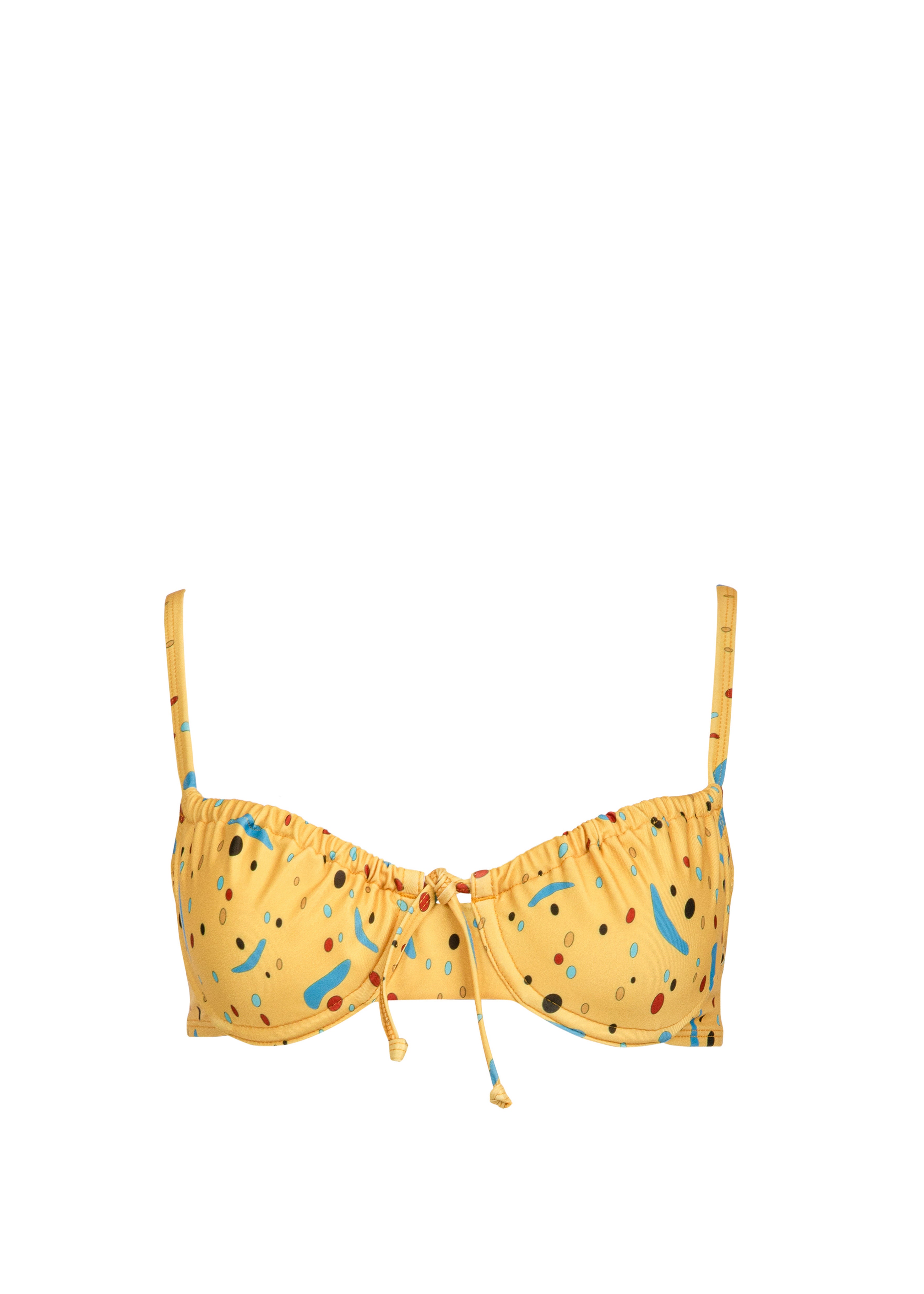 Elisabeth Bikini Top - Yellow Boddarti