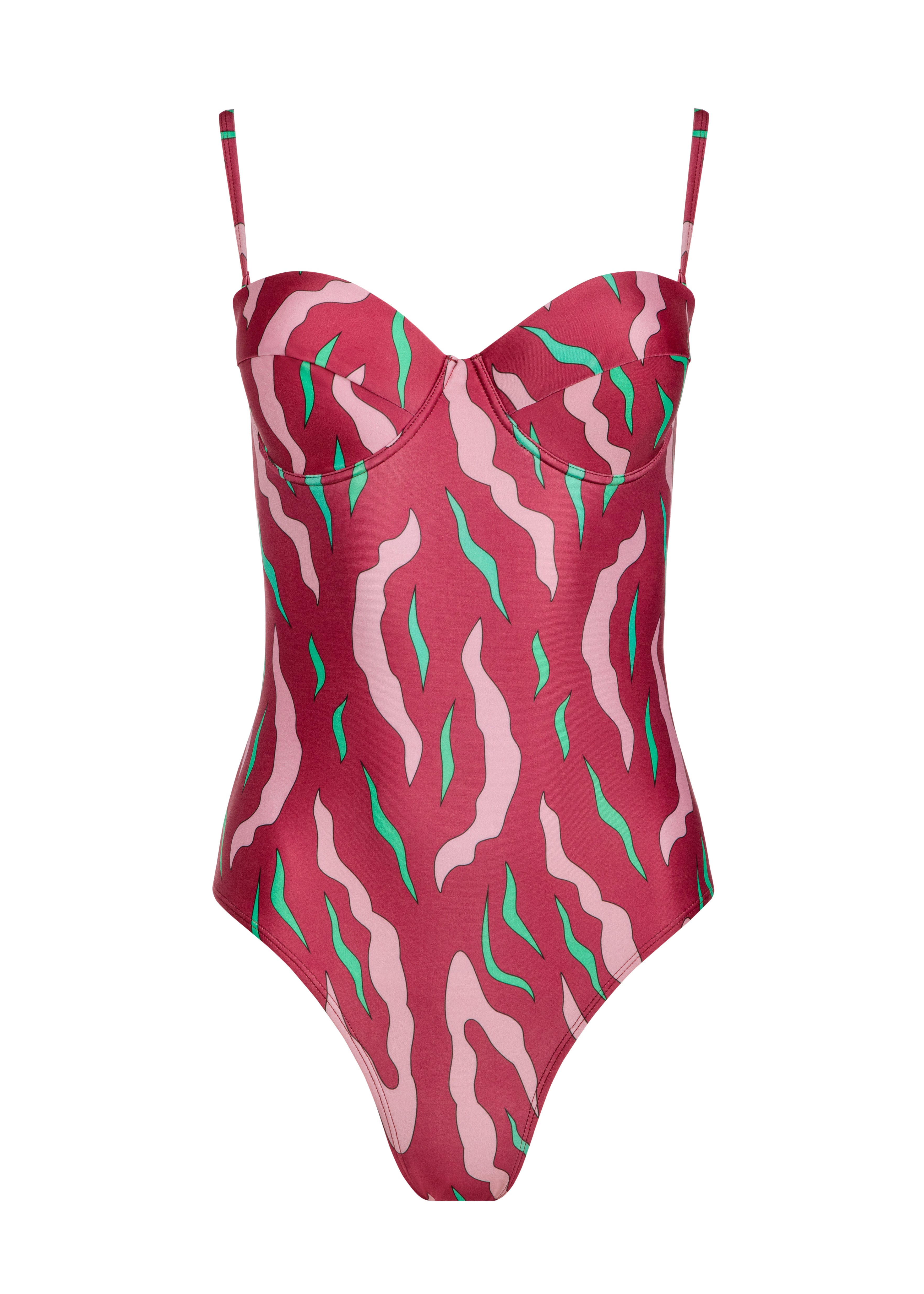 Sophia One piece - Burgundy Scarus
