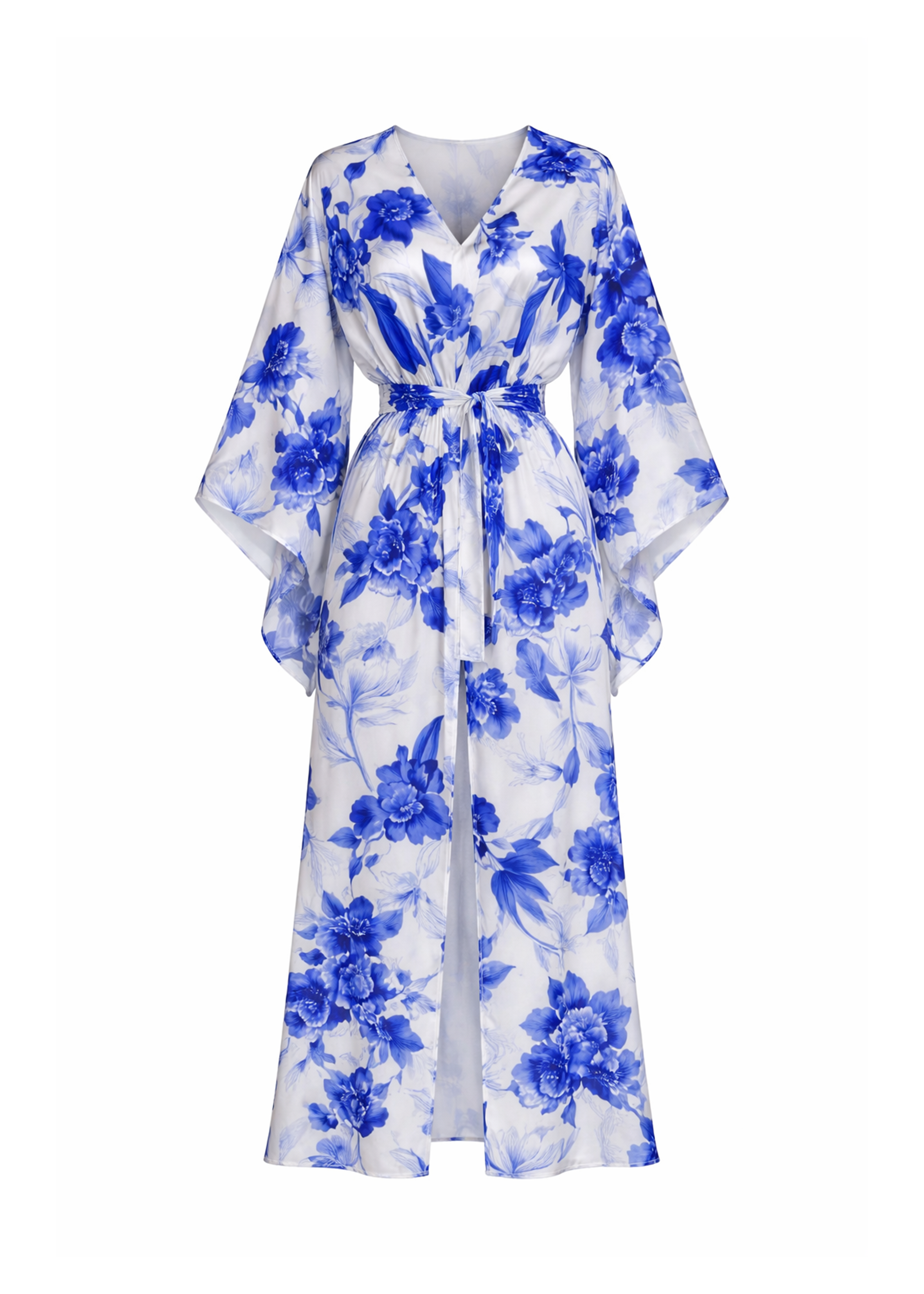 Fiona Beach Kimono - Schwarzer Abgrund