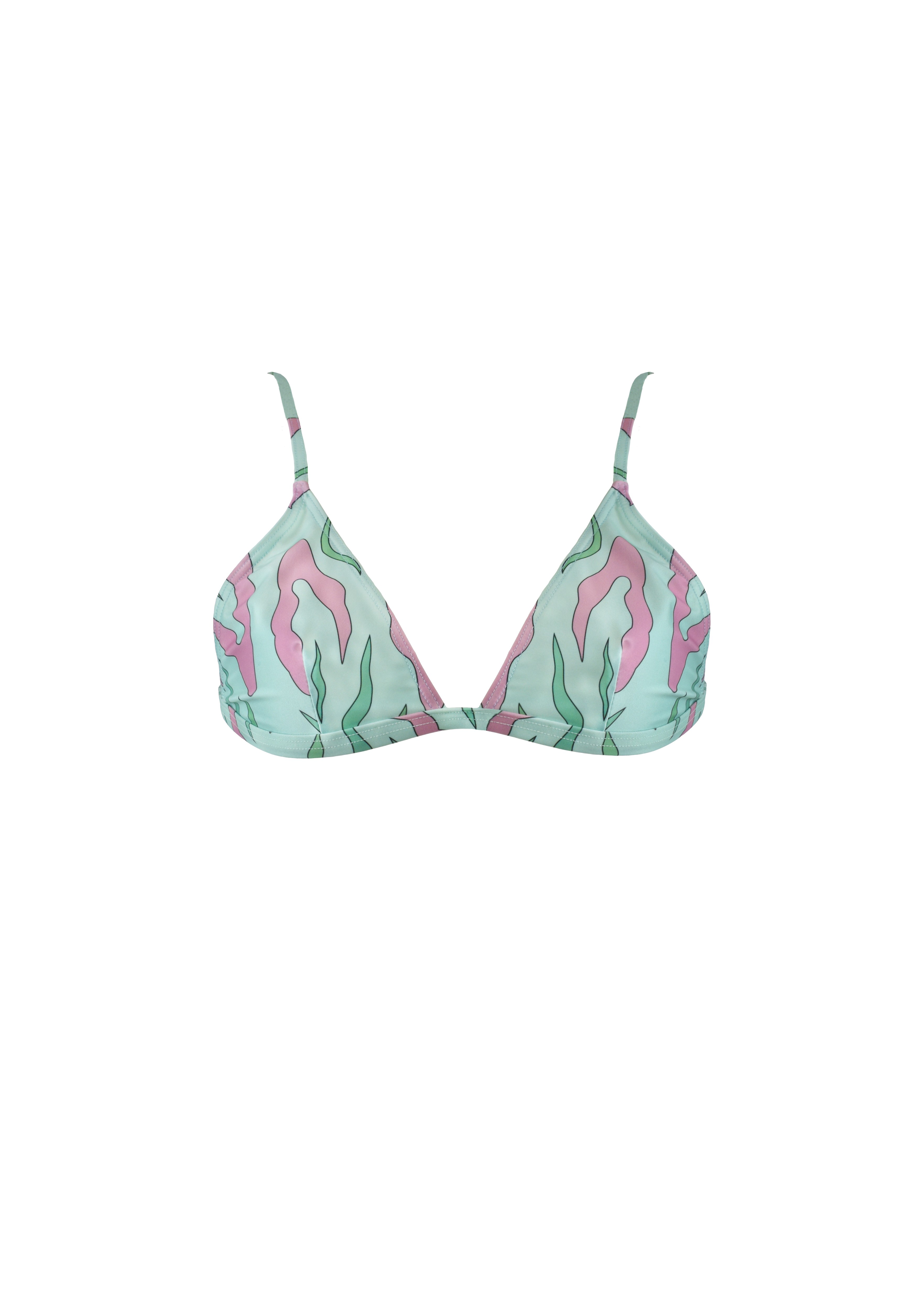 Clara Bikini - Turquoise Parrotfish - Top