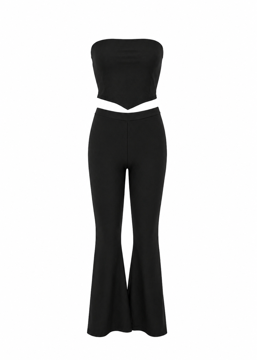 Dorina Flare Pants - Black Abyss