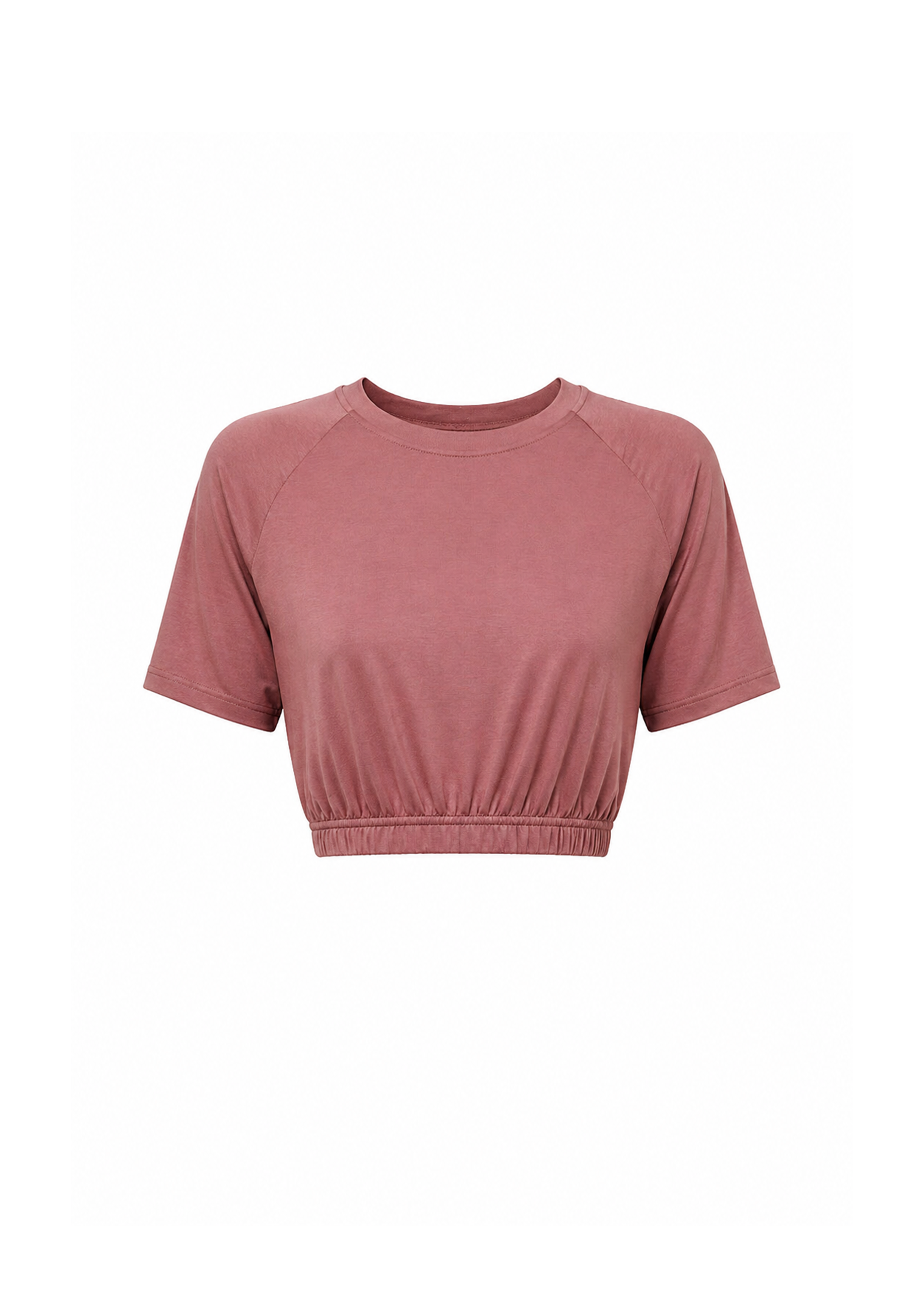Iphigenia Cropped T-Shirt - Dark Salmon