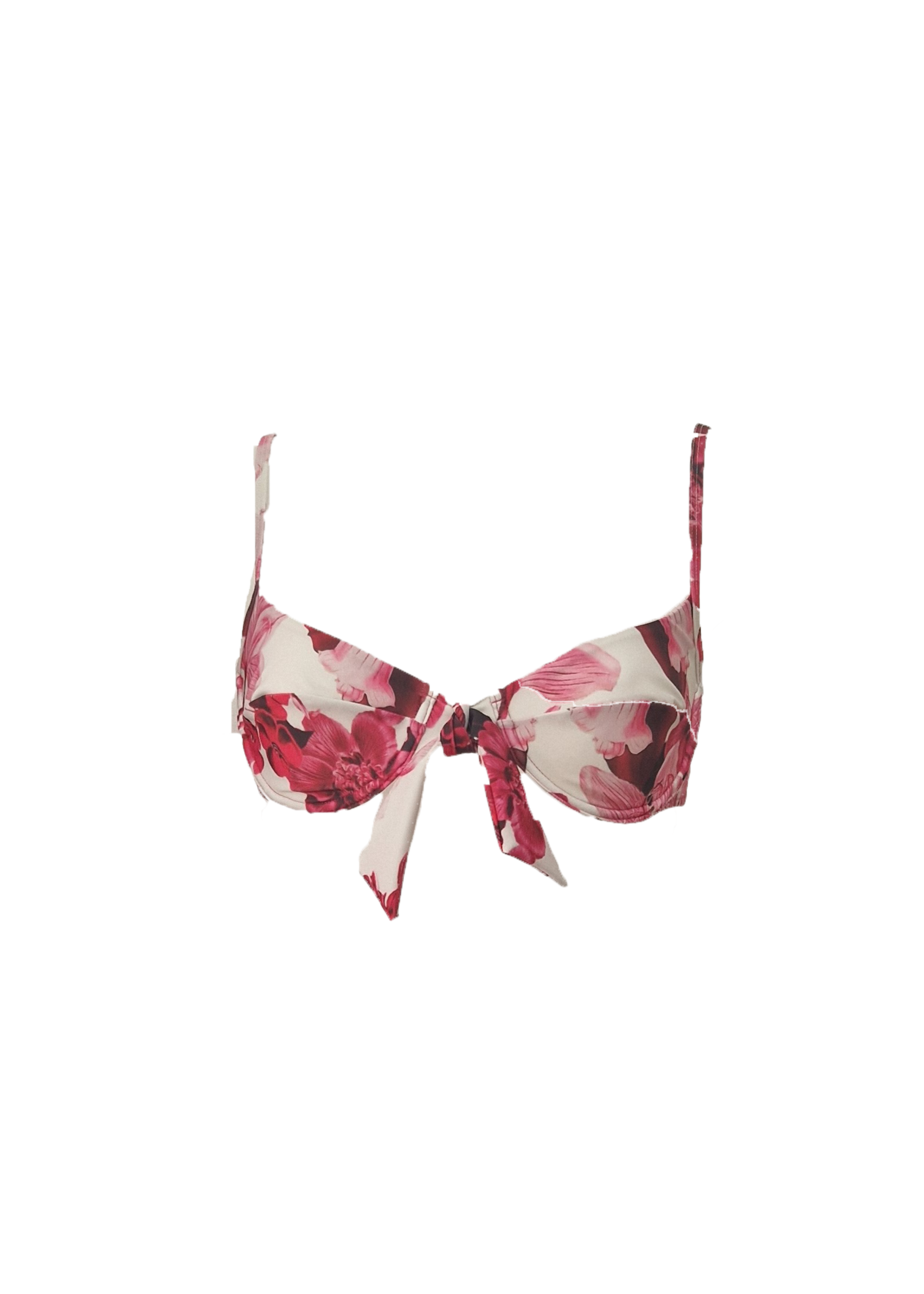 Diana Bikini - Royal-Fuchsia Flowers - Top