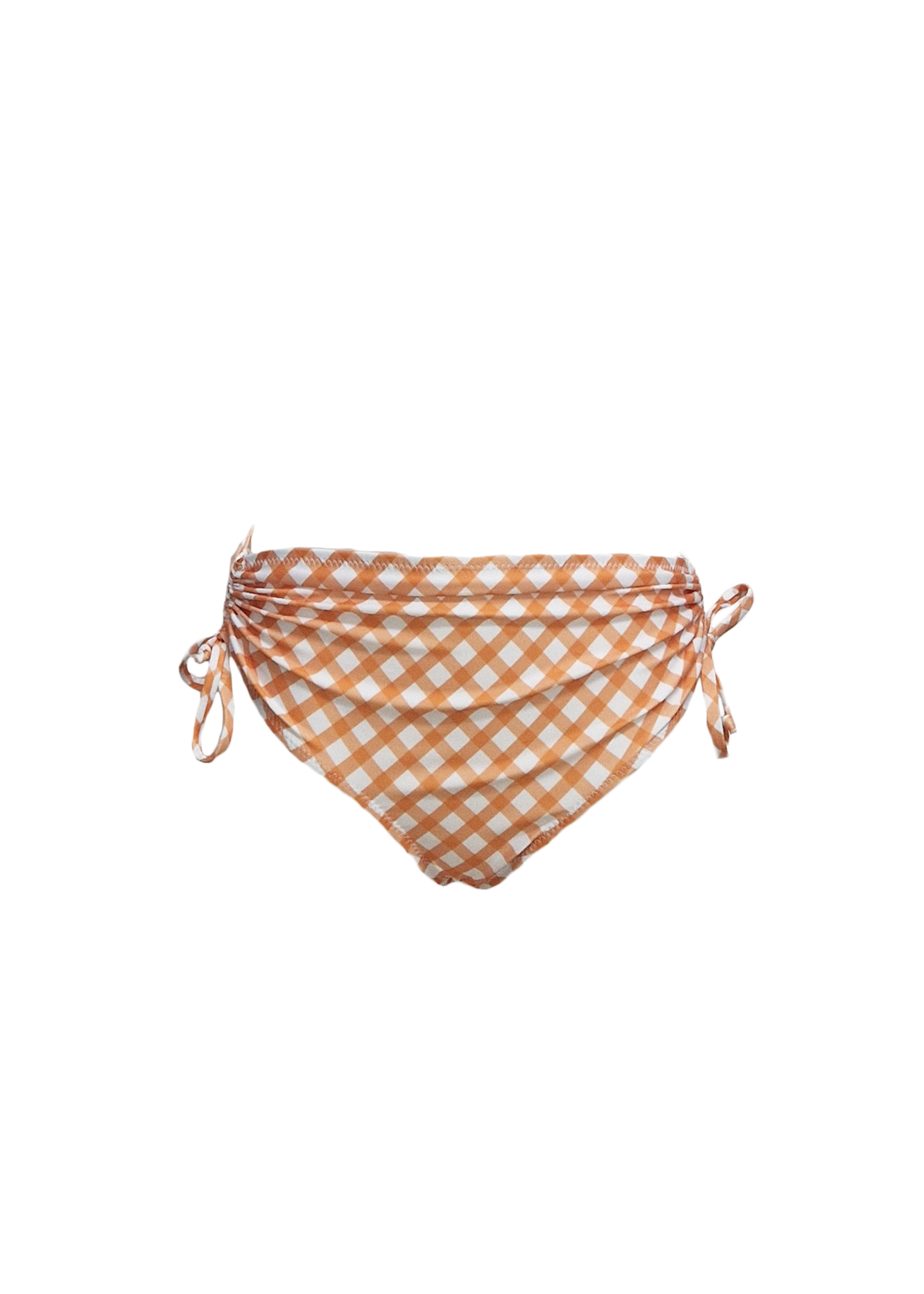 Monique Bikini - Orange Plaid- Bot